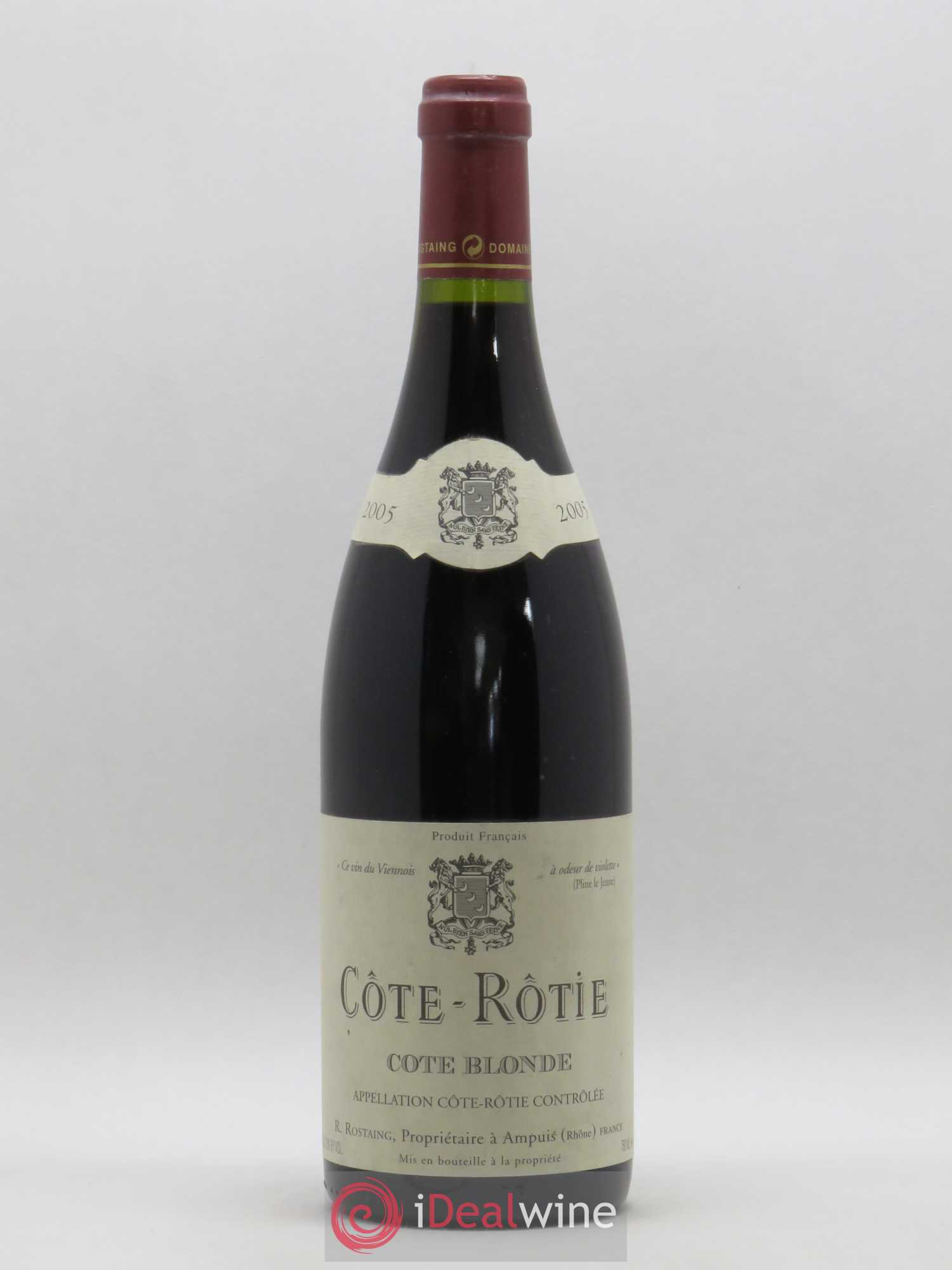 Côte-Rôtie Côte Blonde René Rostaing 2005 - Lot of 1 bottle - 0