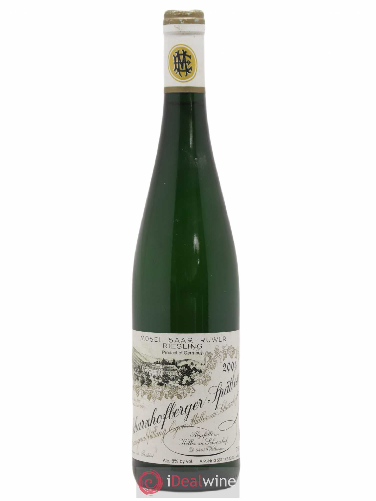 Riesling Scharzhofberger Spatlese Egon Muller 2004 - Posten von 1 Flasche - 0