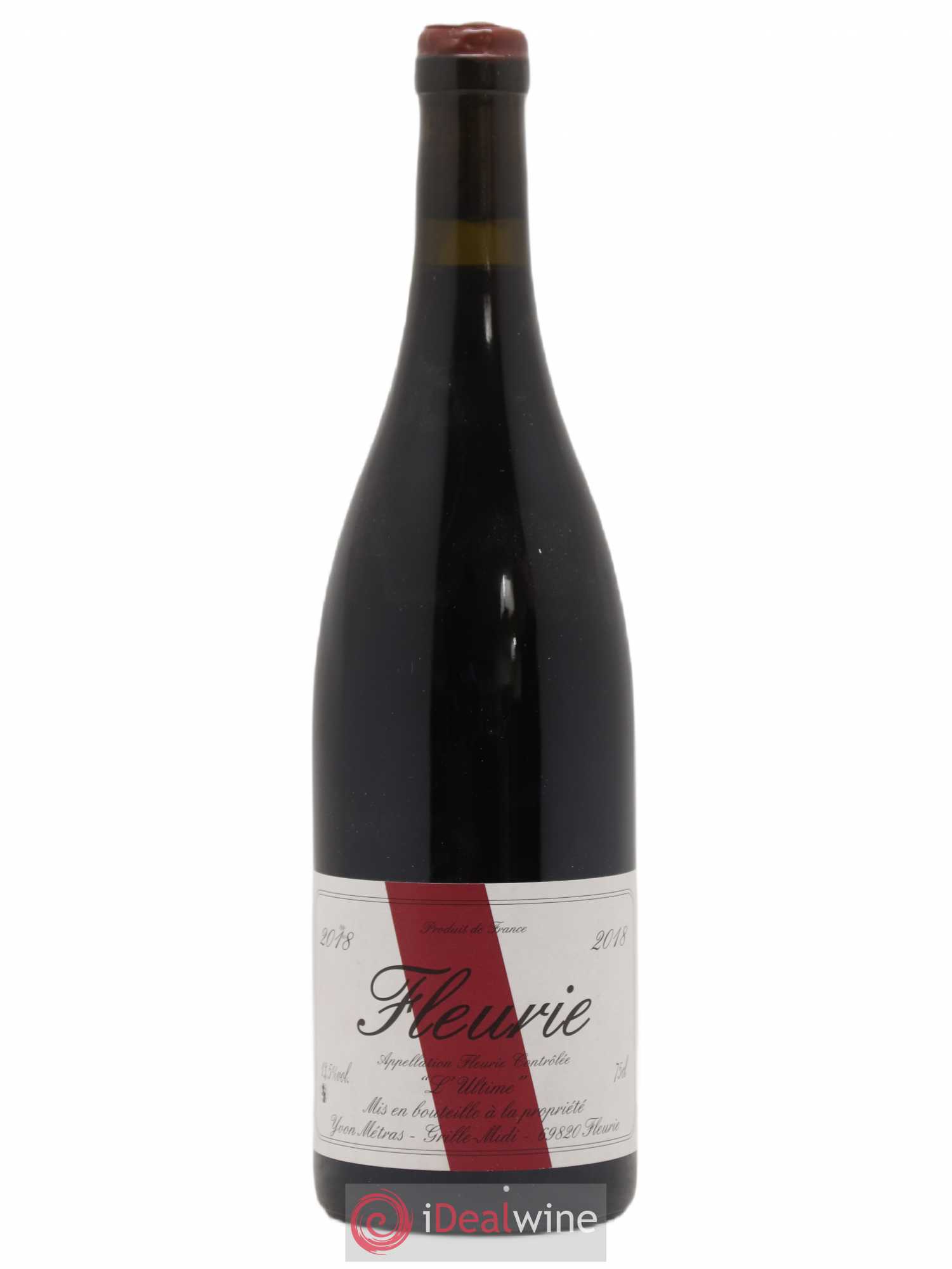 Fleurie l'Ultime Yvon Métras 2018 - Lot de 1 bouteille - 0