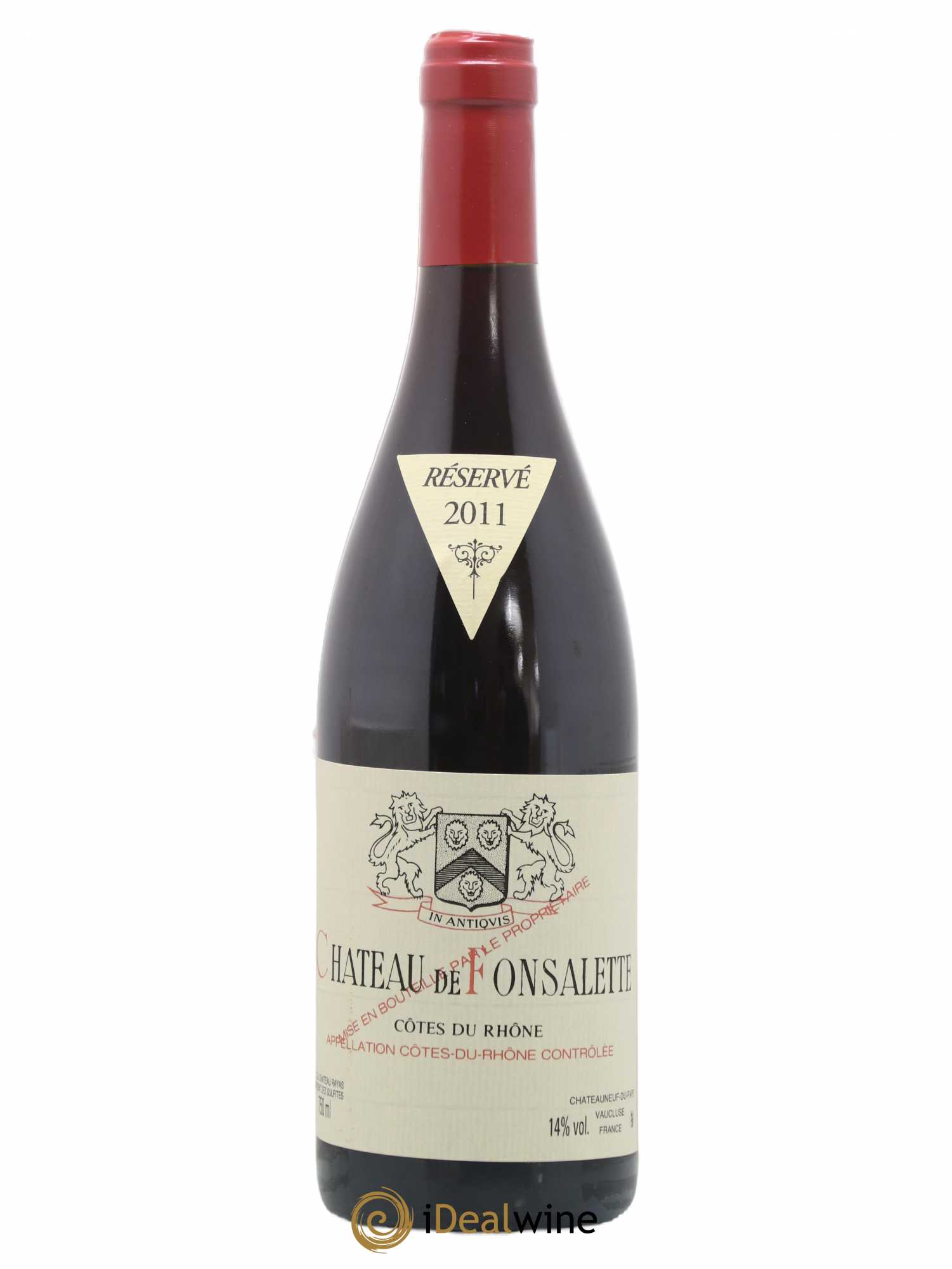 Côtes-du-Rhône Château de Fonsalette Emmanuel Reynaud 2011 - Lot de 1 bouteille - 0