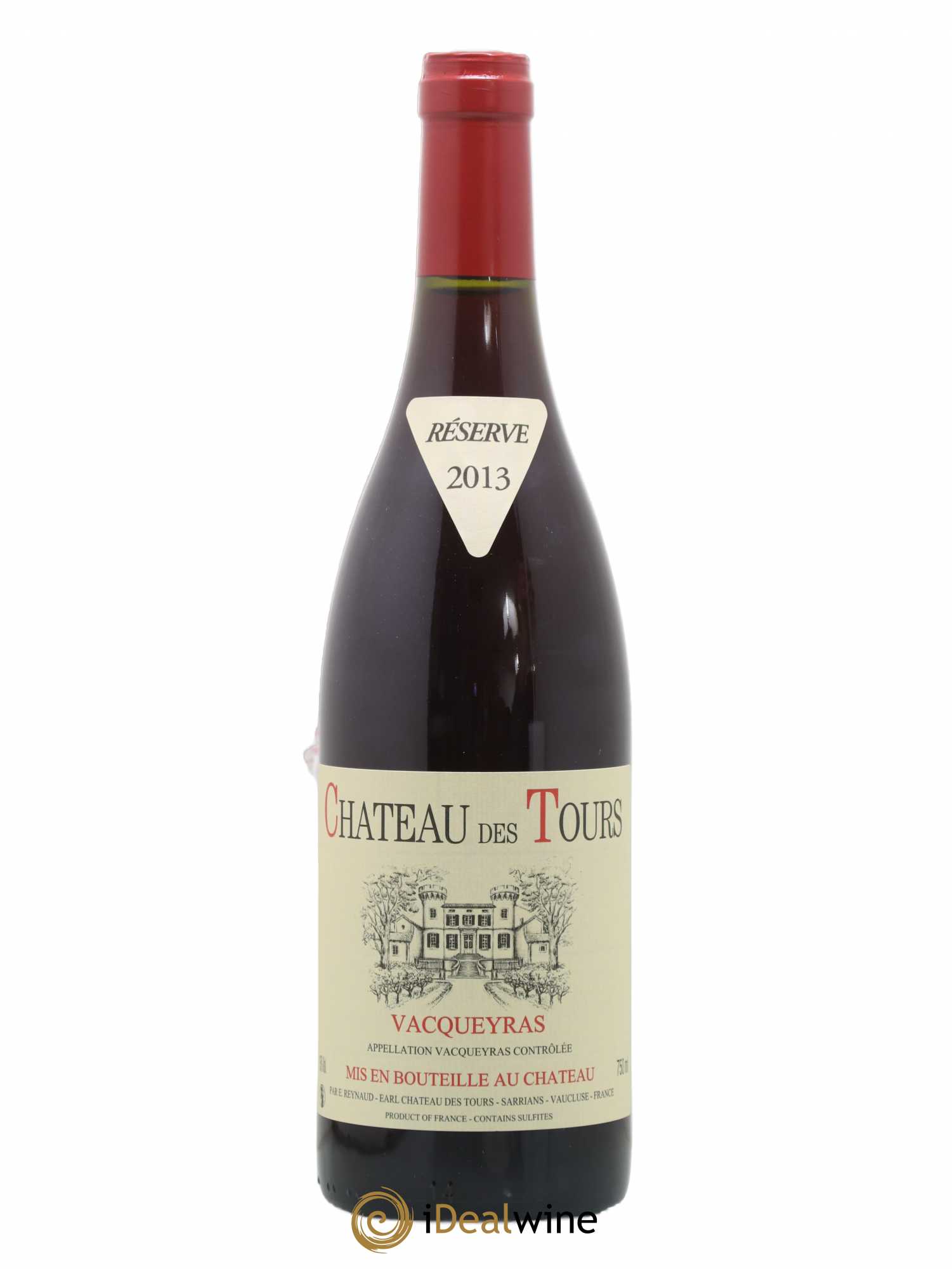 Vacqueyras Château des Tours Emmanuel Reynaud 2013 - Lot de 1 bouteille - 0