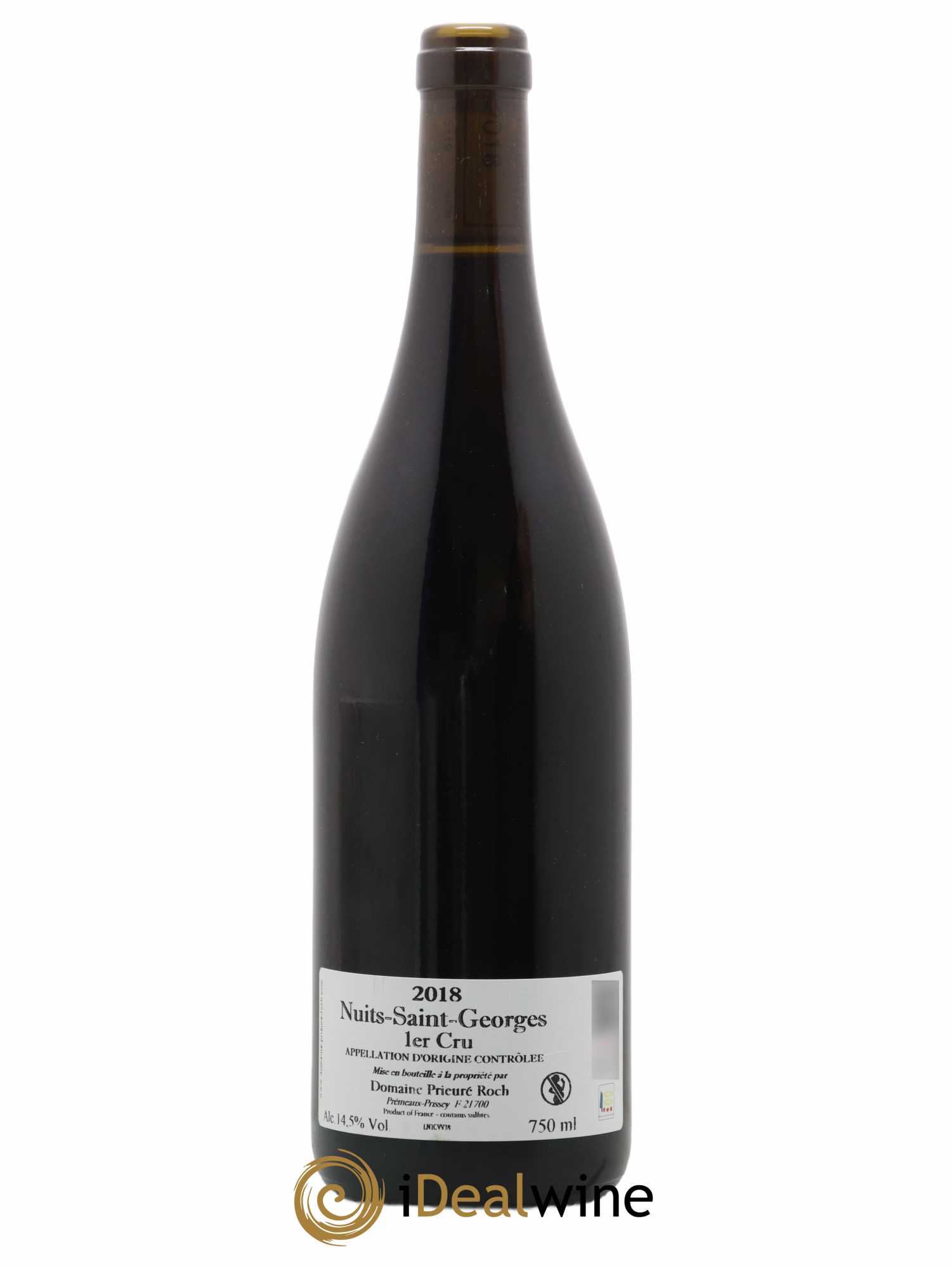 Nuits-Saint-Georges 1er Cru Vieilles Vignes Prieuré Roch 2018 - Lot de 1 bouteille - 1