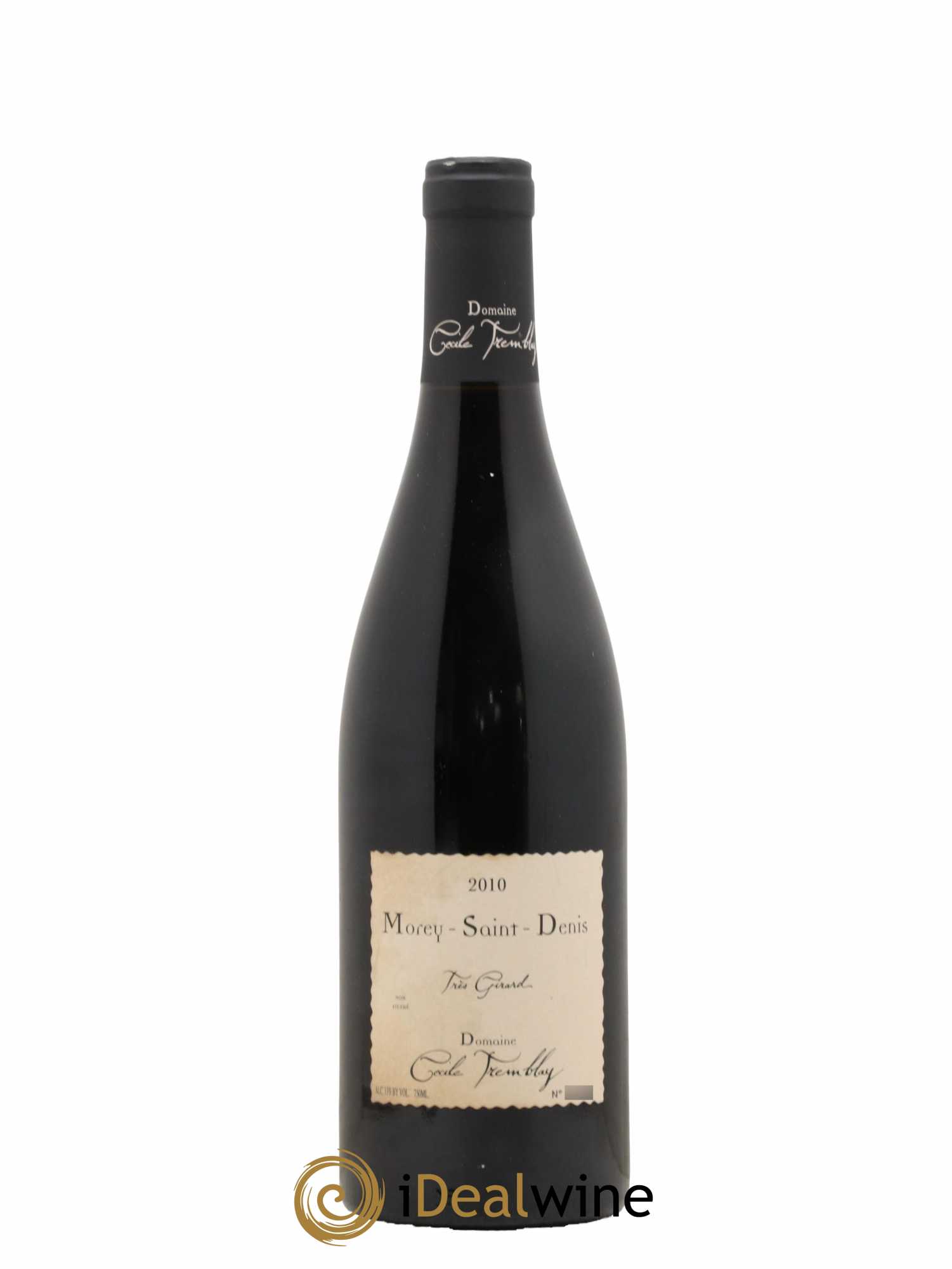Morey-Saint-Denis Très Girard Cécile Tremblay 2010 - Lot de 1 bouteille - 0