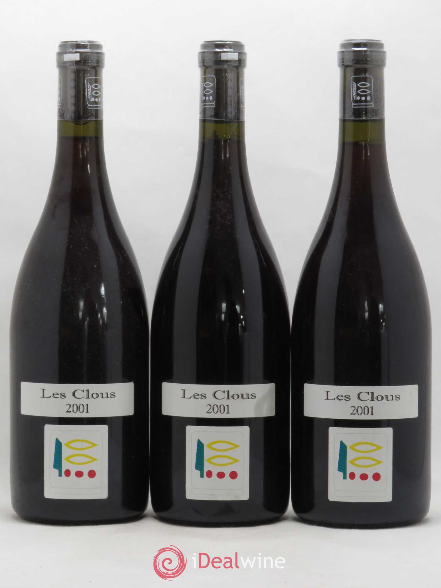 Vosne-Romanée Les Clous Prieuré Roch 2001 - Lot de 3 bouteilles - 0