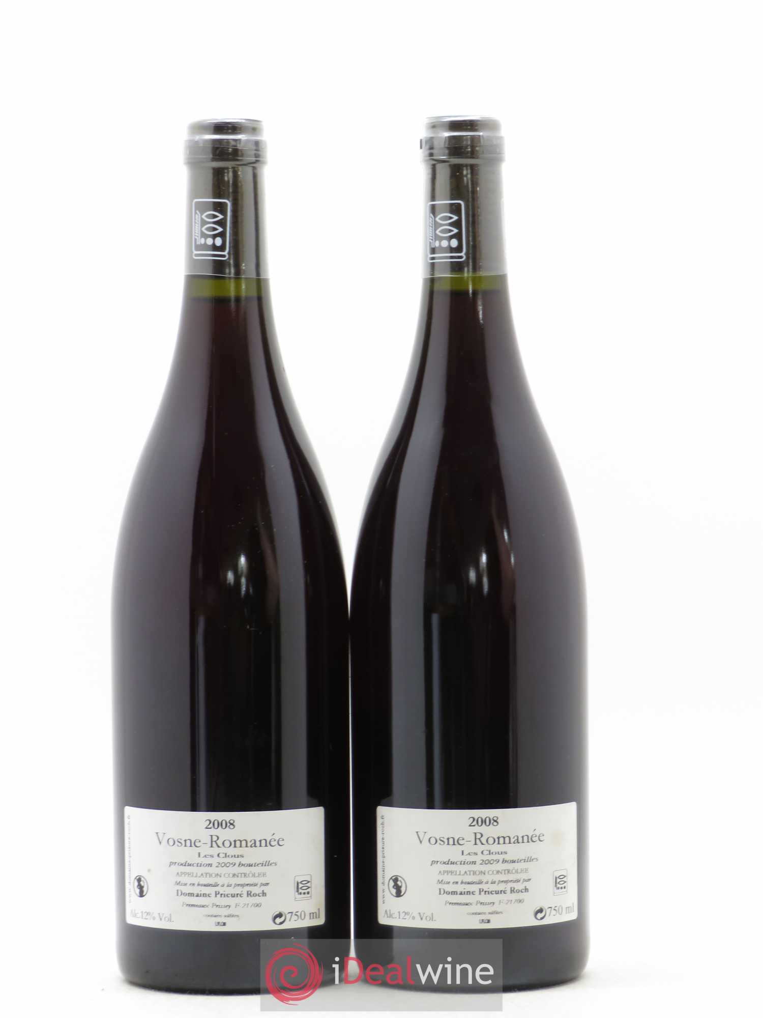 Vosne-Romanée Les Clous Prieuré Roch 2008 - Lot de 2 bouteilles - 1