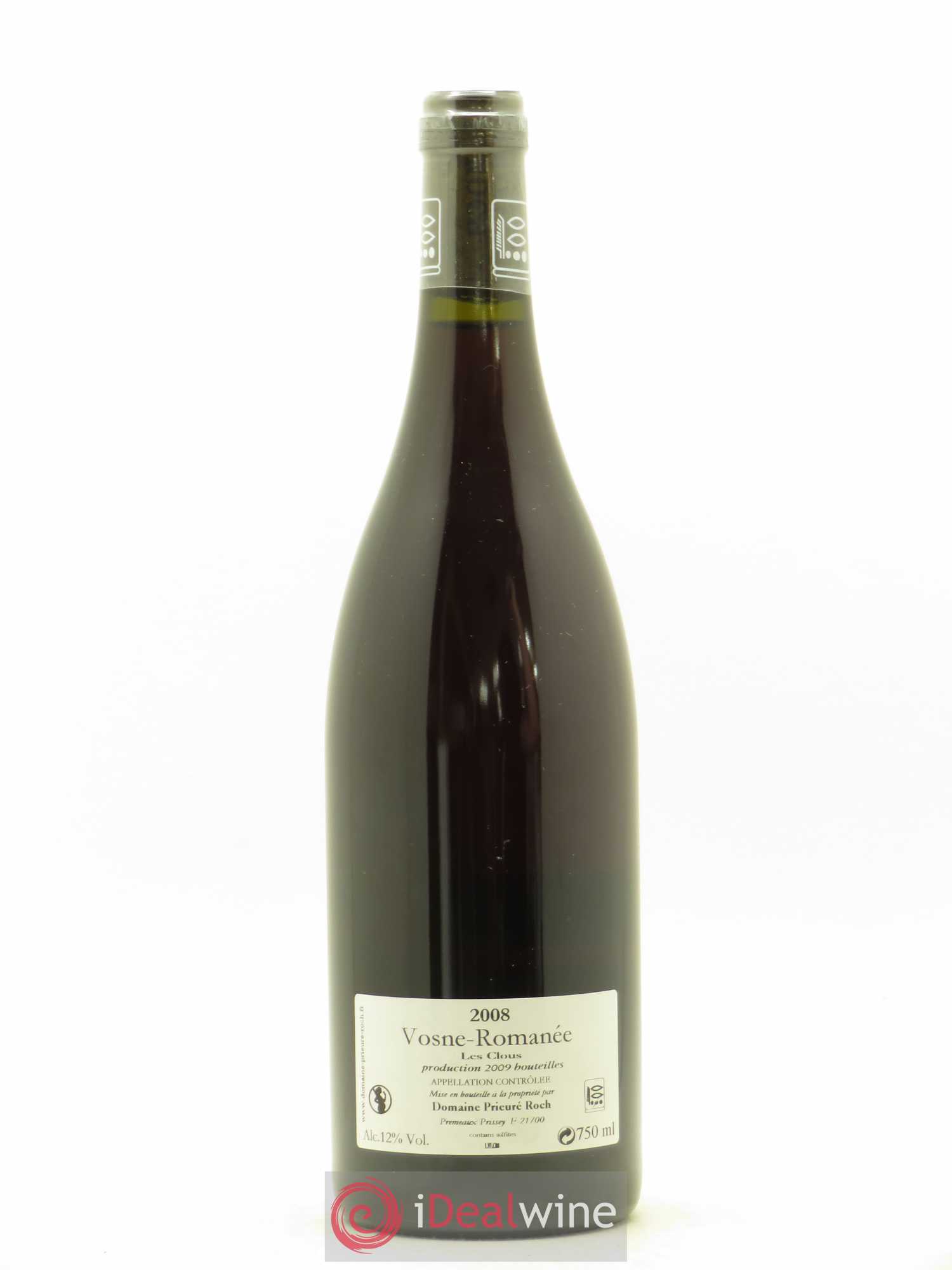Vosne-Romanée Les Clous Prieuré Roch 2008 - Lot de 1 bouteille - 1