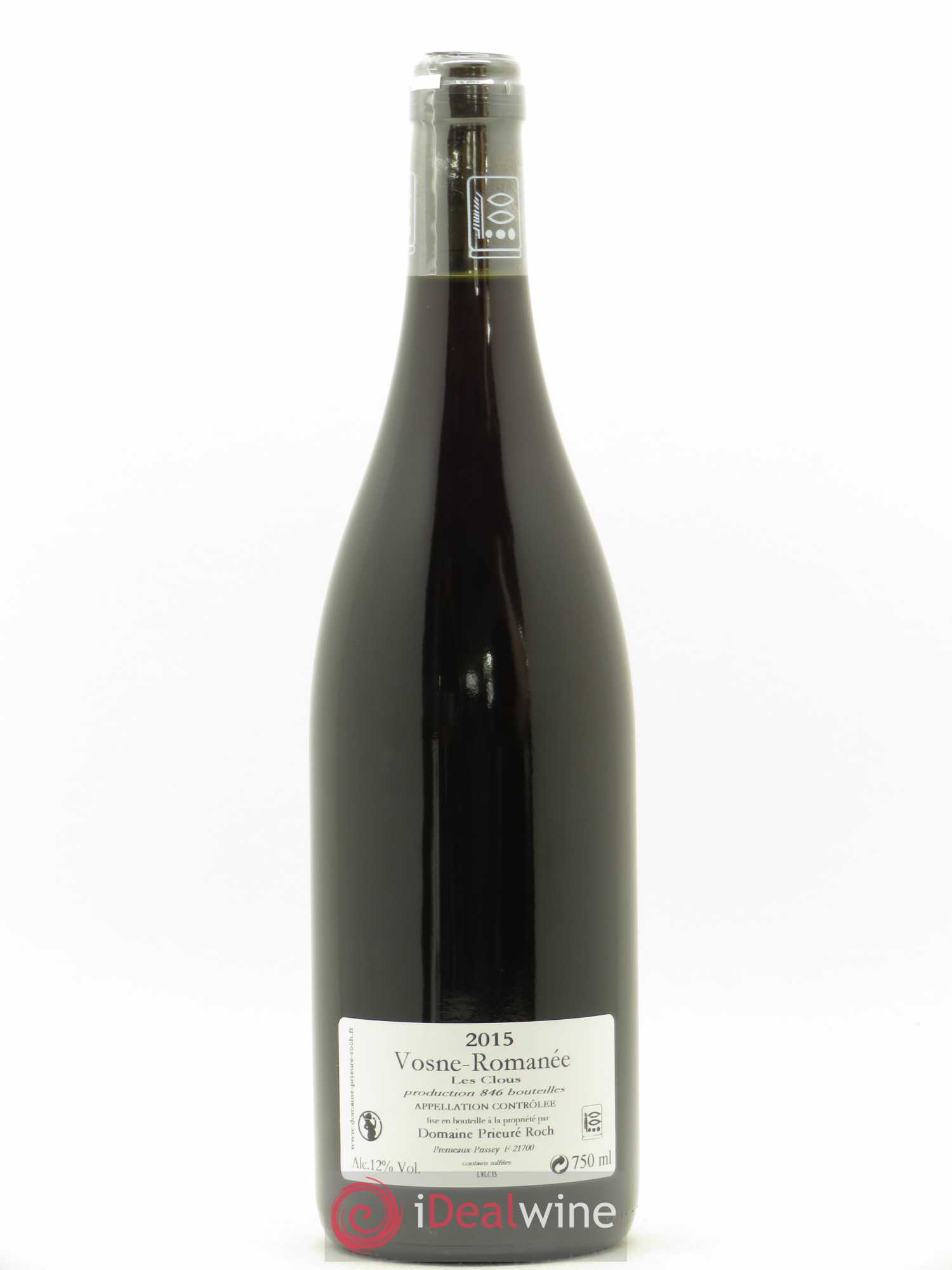Vosne-Romanée Les Clous Prieuré Roch 2015 - Lot de 1 bouteille - 1