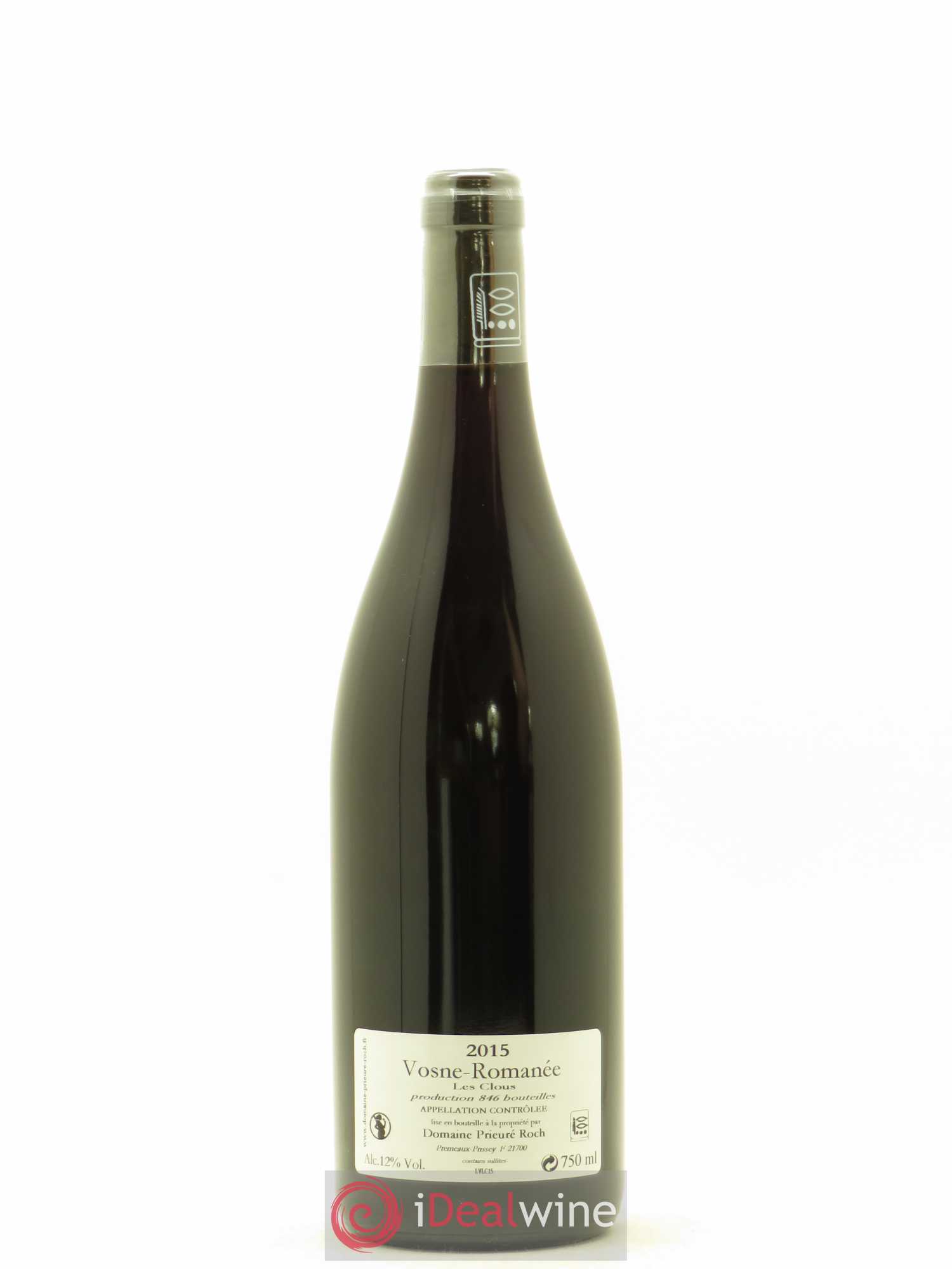 Vosne-Romanée Les Clous Prieuré Roch 2015 - Lot de 1 bouteille - 1