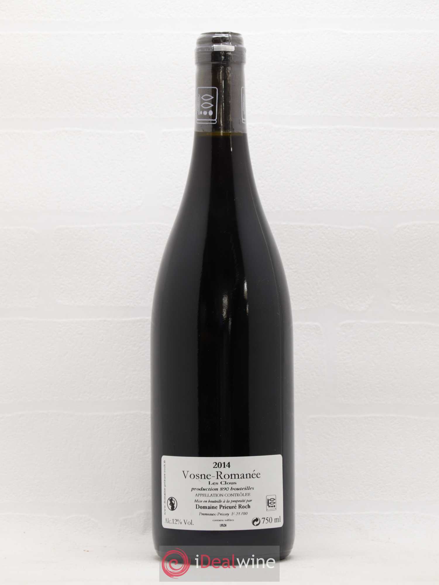 Vosne-Romanée Les Clous Prieuré Roch 2014 - Lot de 1 bouteille - 1