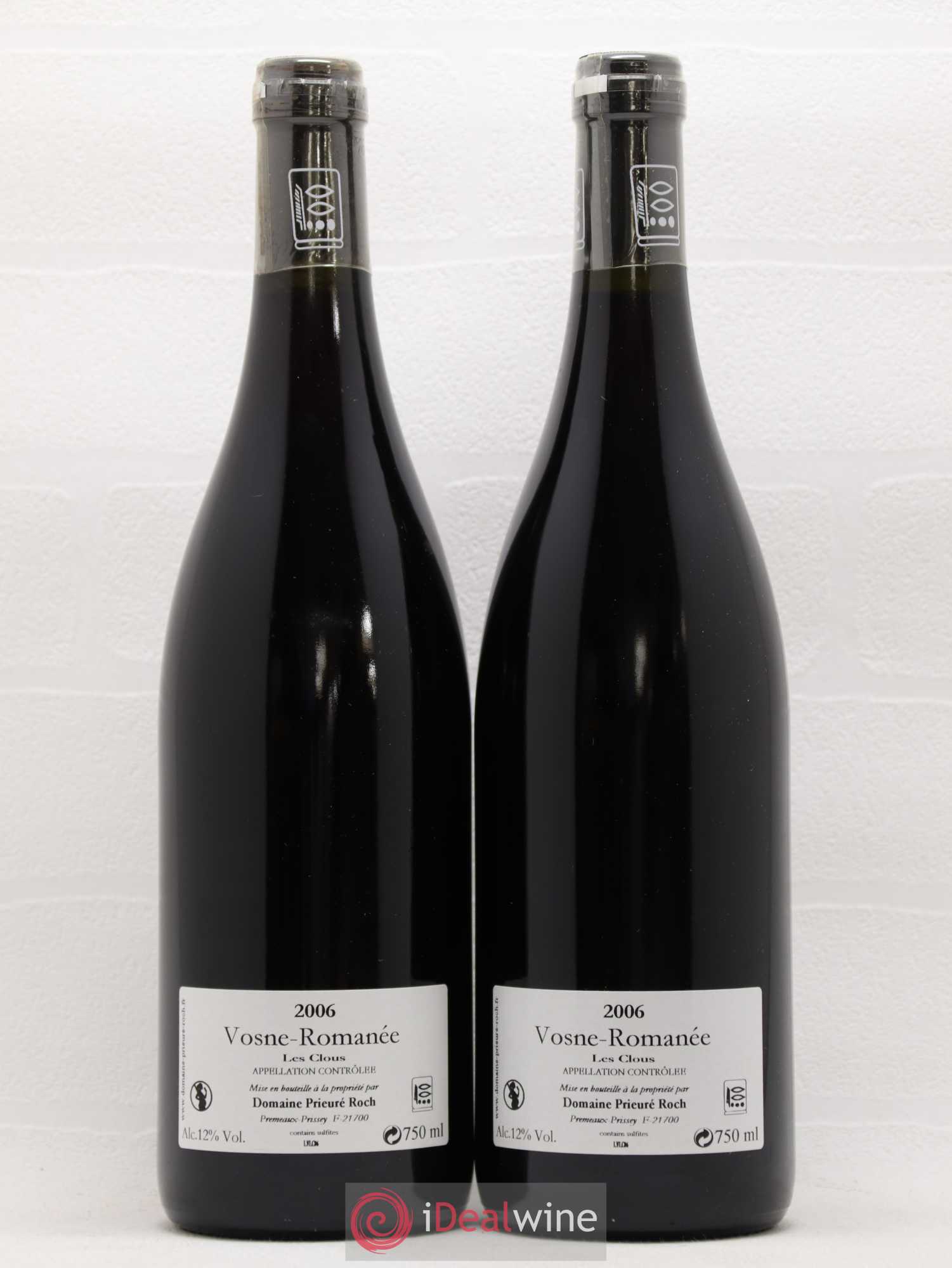 Vosne-Romanée Les Clous Prieuré Roch 2006 - Lot de 2 bouteilles - 1