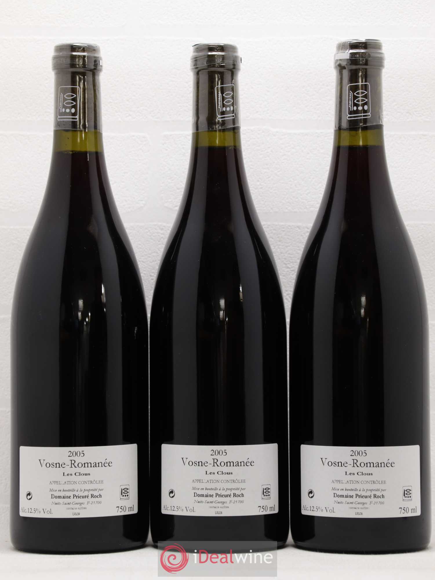 Vosne-Romanée Les Clous Prieuré Roch 2005 - Posten von 3 Flaschen - 1