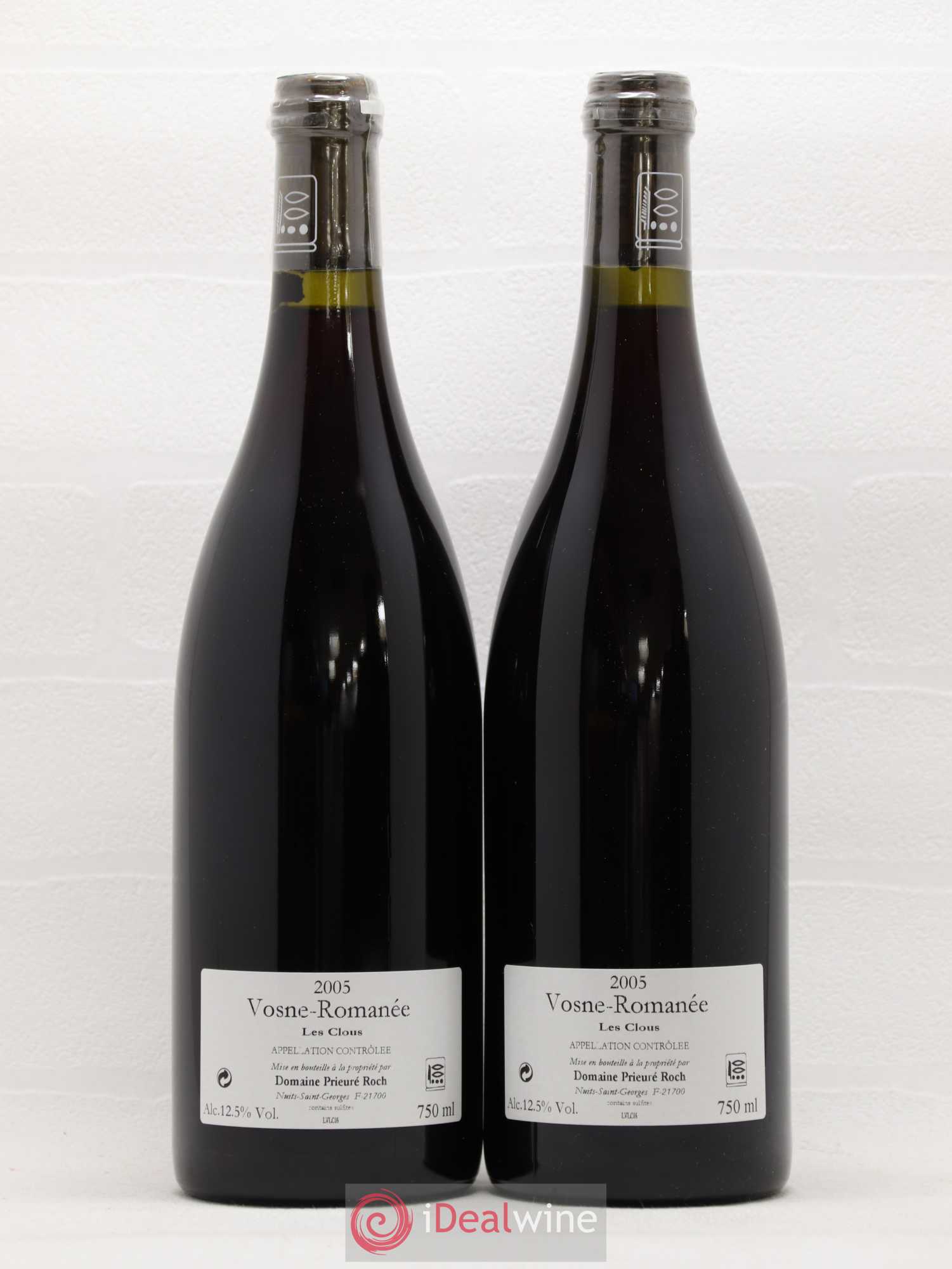 Vosne-Romanée Les Clous Prieuré Roch 2005 - Lot de 2 bouteilles - 1