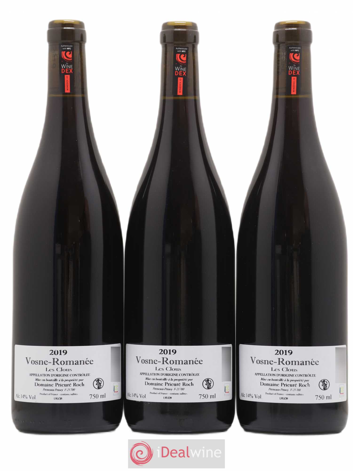 Vosne-Romanée Les Clous Prieuré Roch 2019 - Lot de 3 bouteilles - 1