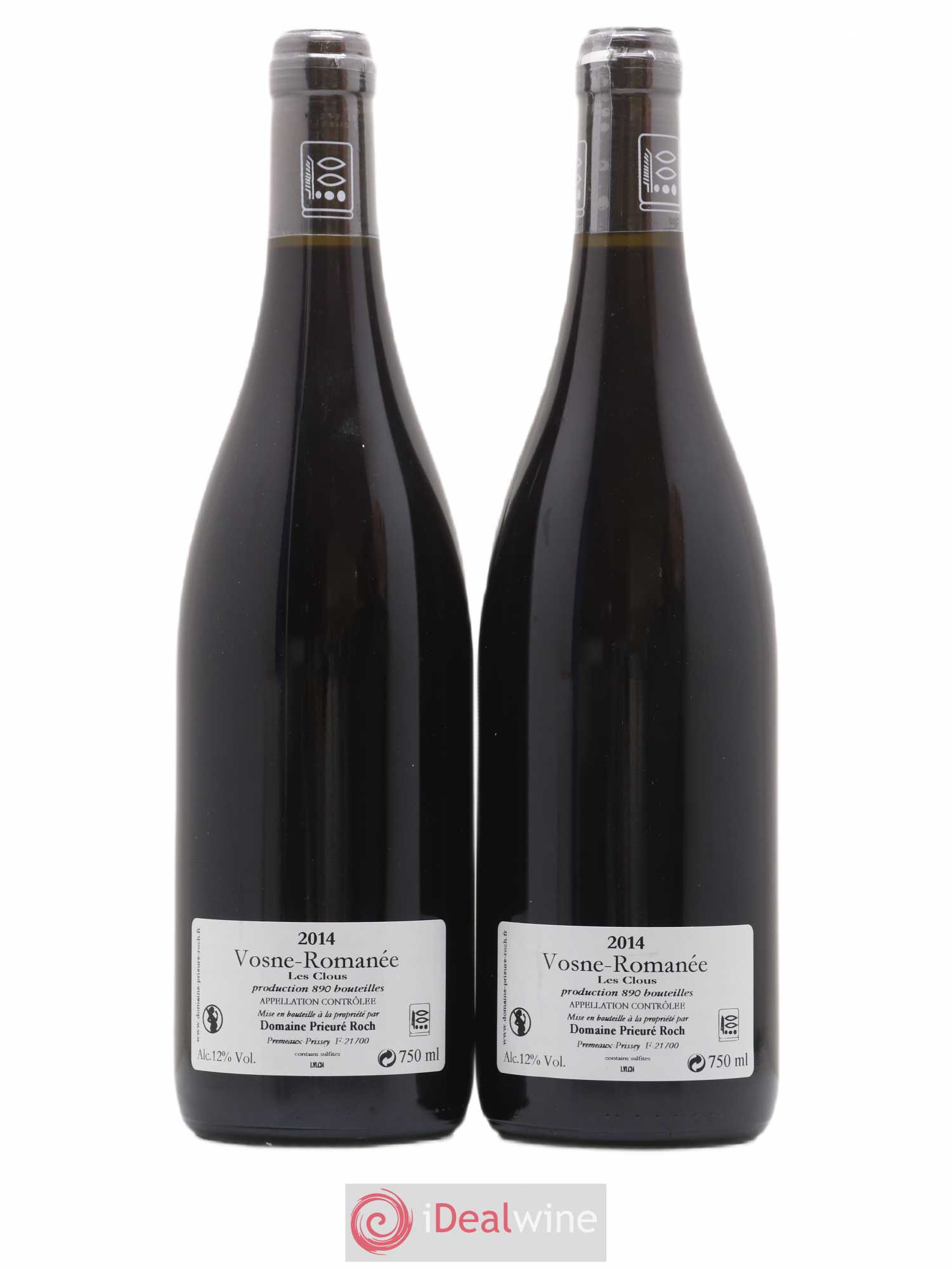Vosne-Romanée Les Clous Prieuré Roch 2014 - Lot de 2 bouteilles - 1
