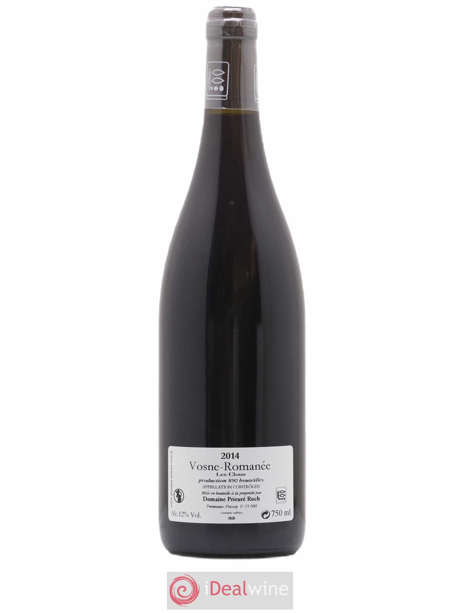 Vosne-Romanée Les Clous Prieuré Roch 2014 - Lot de 1 bouteille - 1