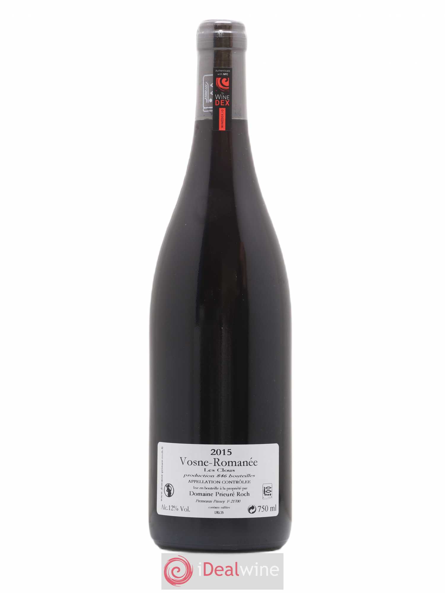 Vosne-Romanée Les Clous Prieuré Roch 2015 - Lot de 1 bouteille - 1