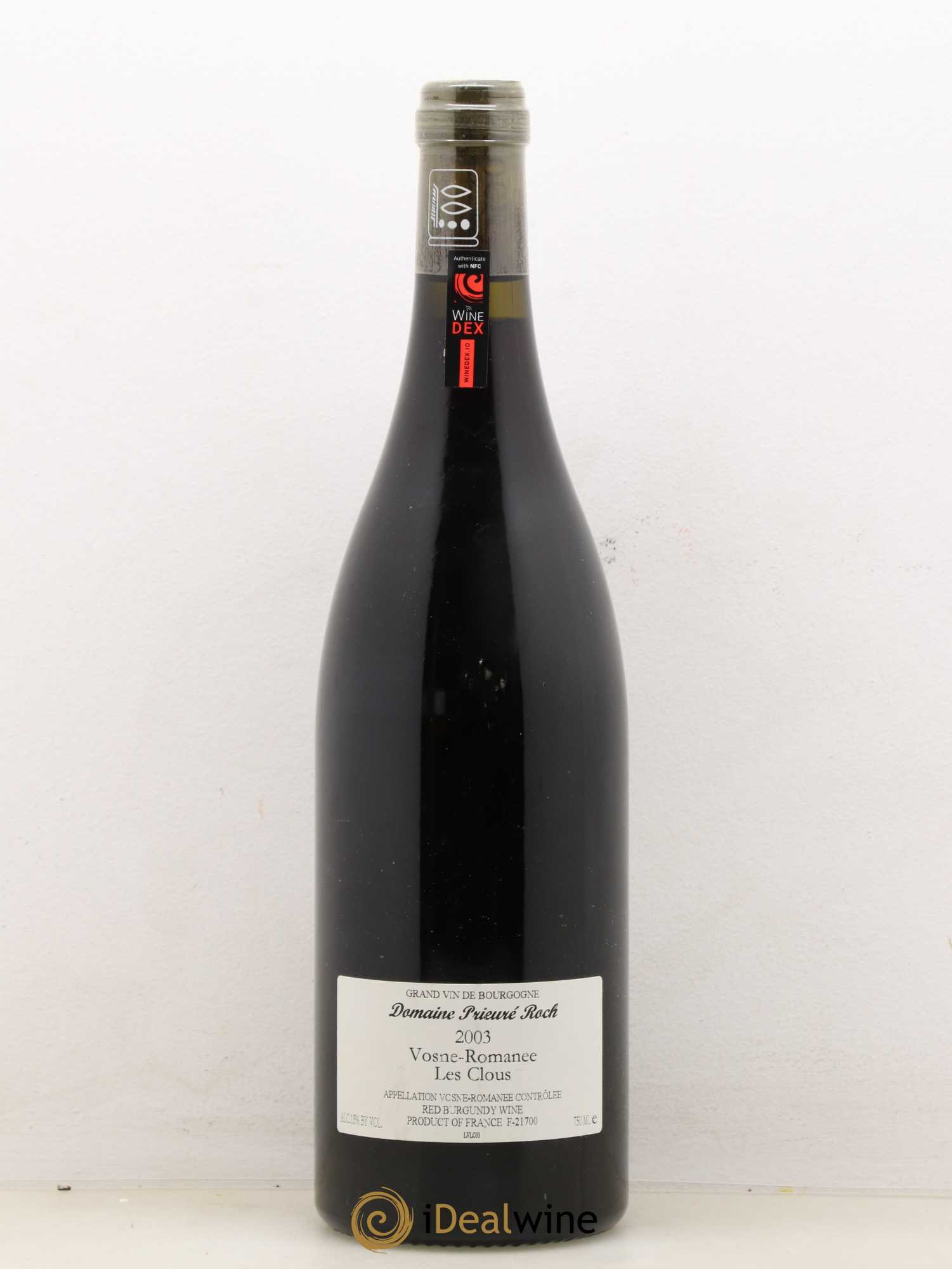 Vosne-Romanée Les Clous Prieuré Roch 2003 - Lot de 1 bouteille - 1