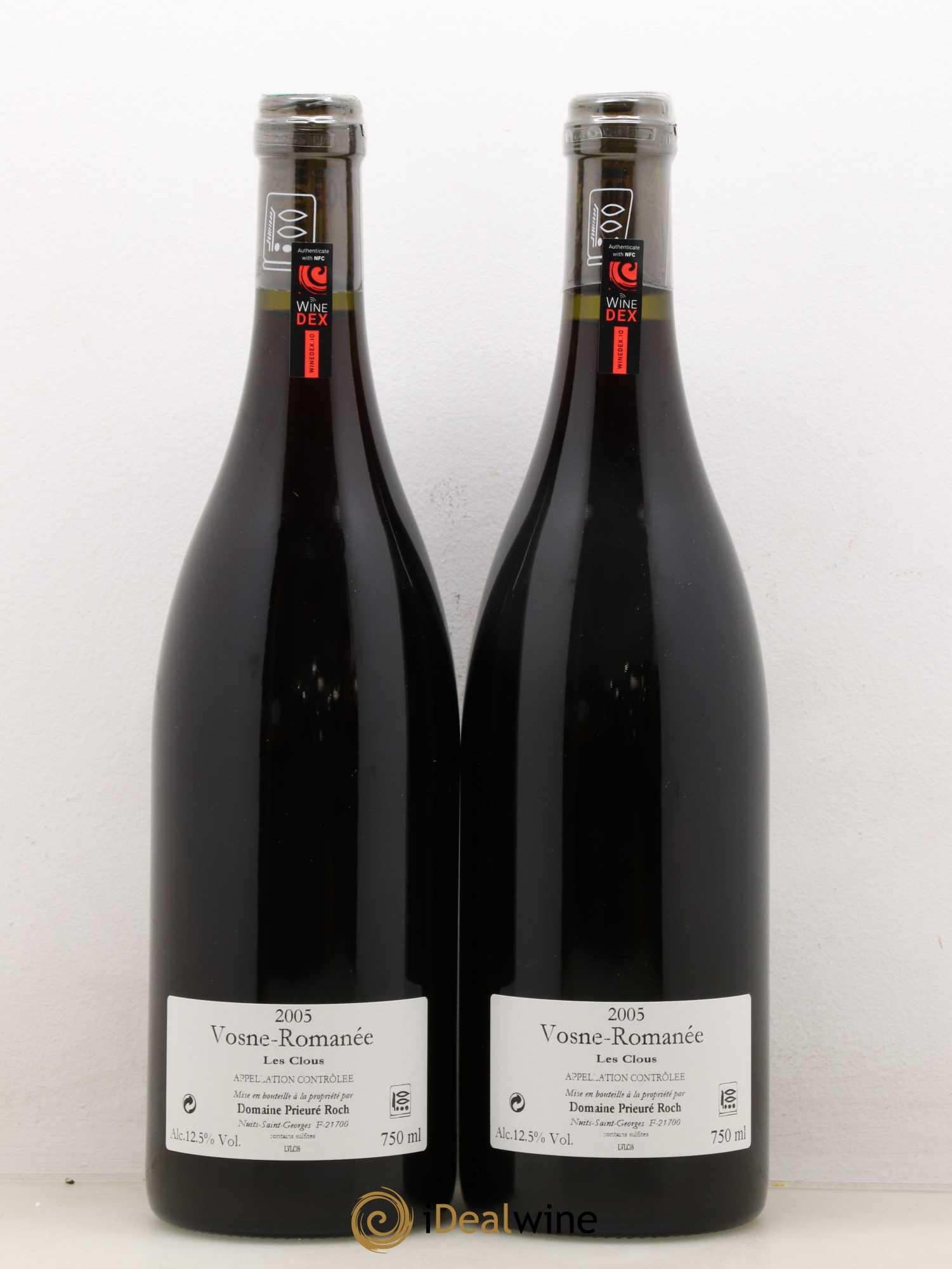 Vosne-Romanée Les Clous Prieuré Roch 2005 - Lot de 2 bouteilles - 1