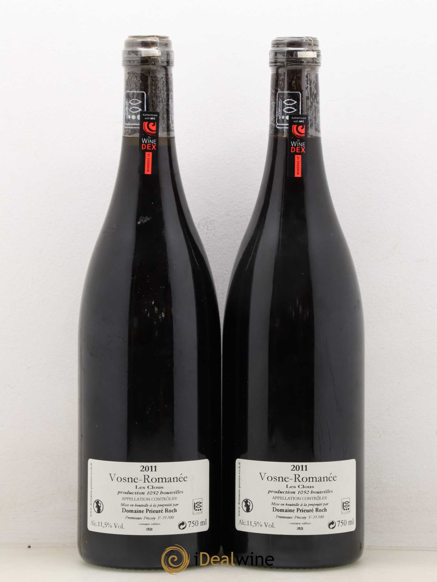 Vosne-Romanée Les Clous Prieuré Roch 2011 - Lot de 2 bouteilles - 1