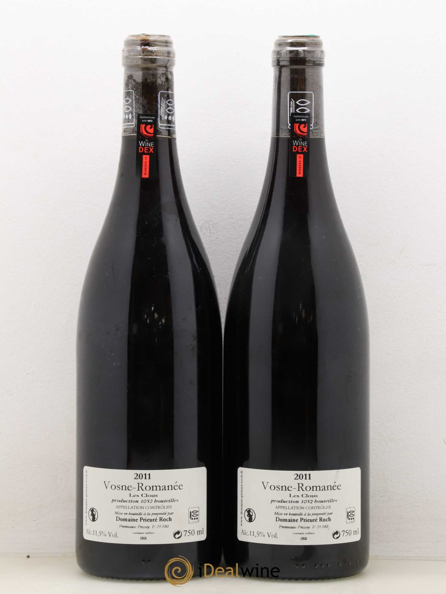 Vosne-Romanée Les Clous Prieuré Roch 2011 - Posten von 2 Flaschen - 1