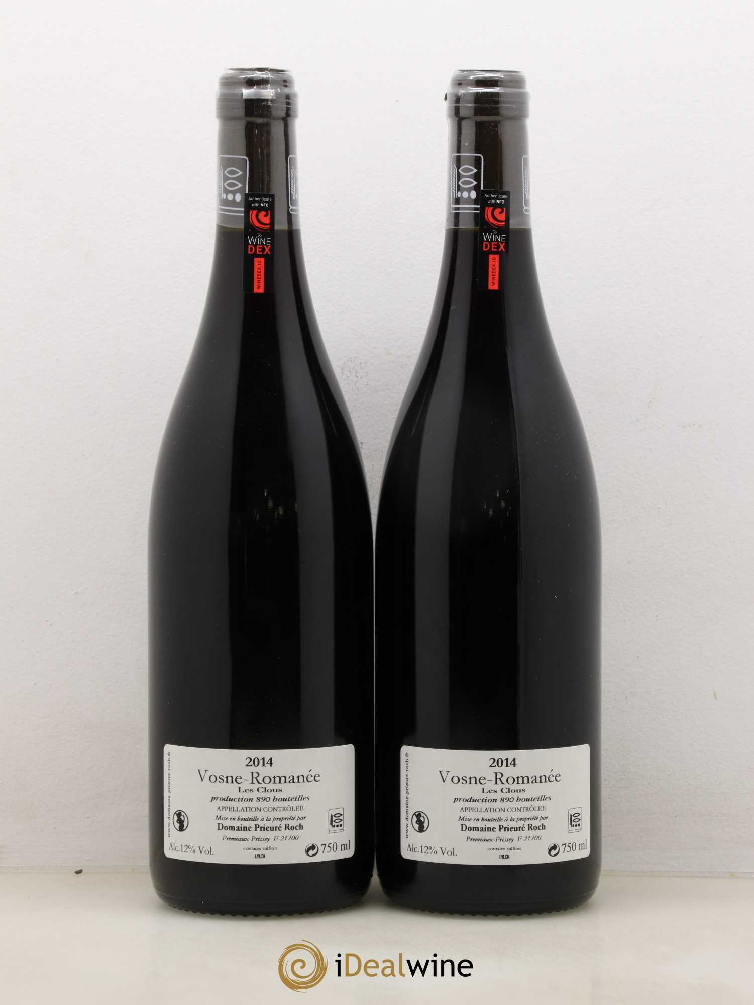 Vosne-Romanée Les Clous Prieuré Roch 2014 - Lot de 2 bouteilles - 1