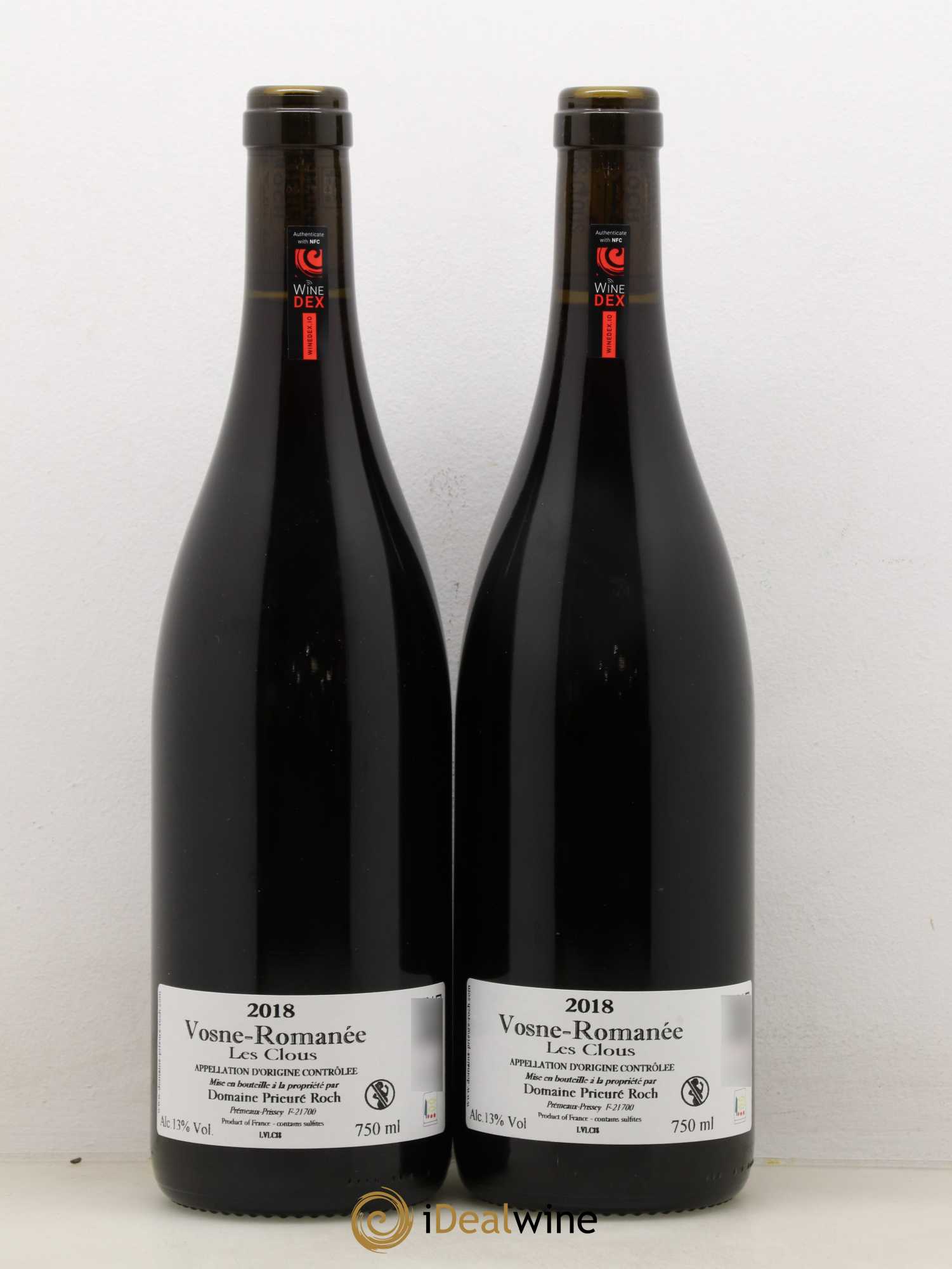 Vosne-Romanée Les Clous Prieuré Roch 2018 - Lot de 2 bouteilles - 1
