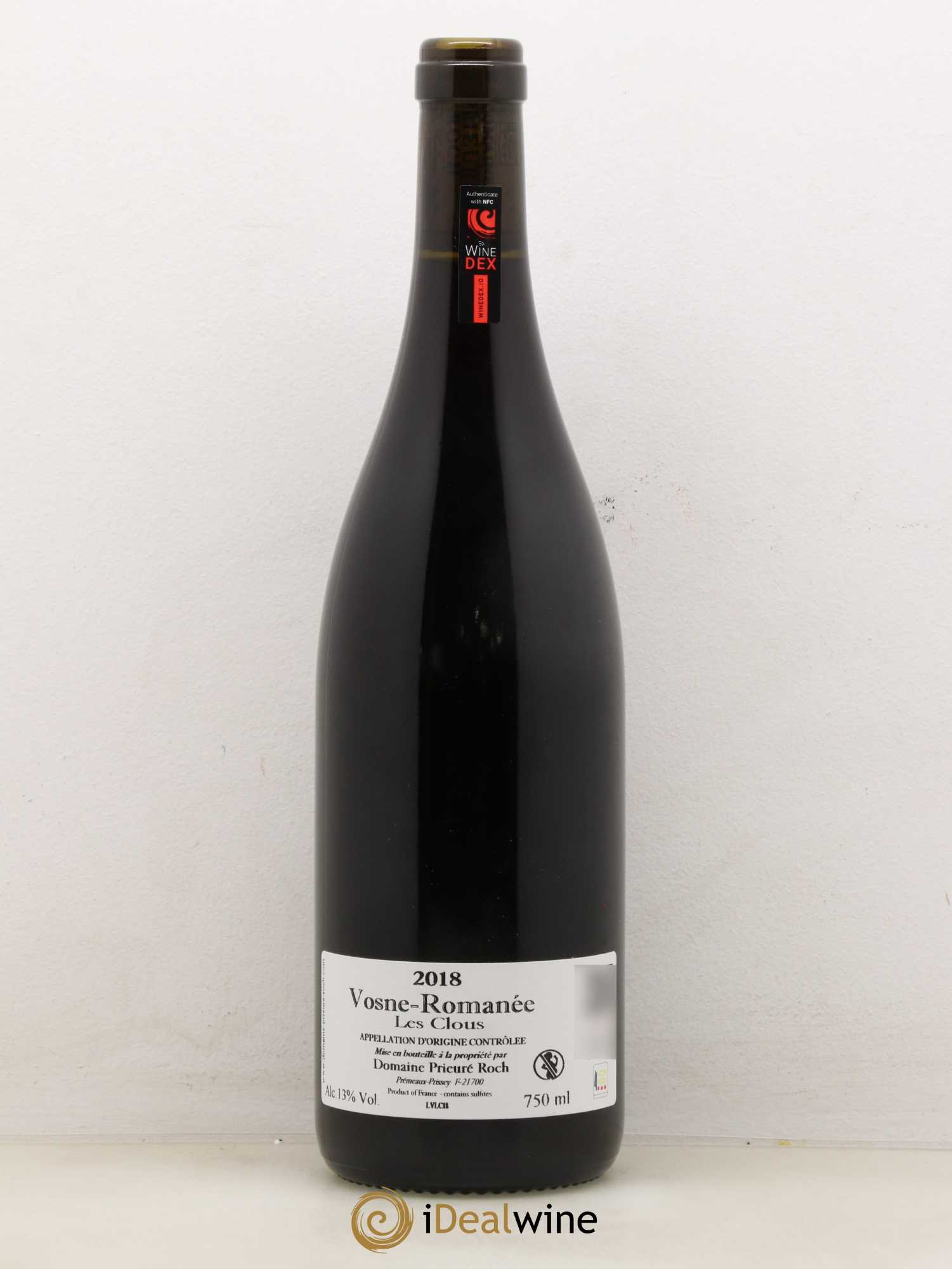 Vosne-Romanée Les Clous Prieuré Roch 2018 - Lot de 1 bouteille - 1