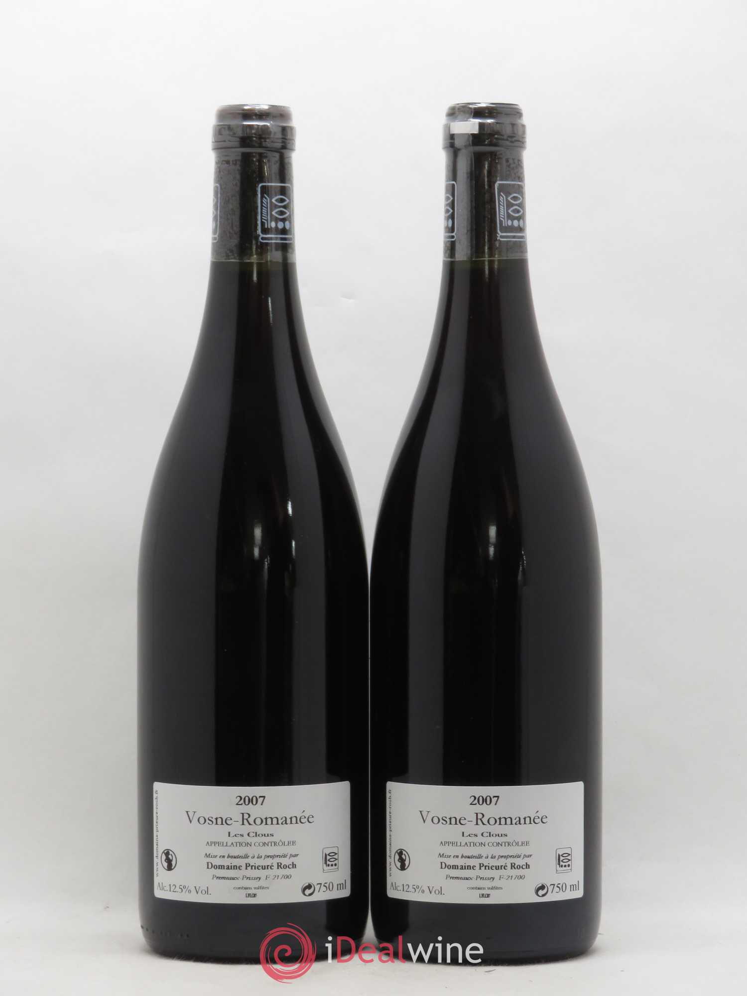 Vosne-Romanée Les Clous Prieuré Roch 2007 - Lot de 2 bouteilles - 1