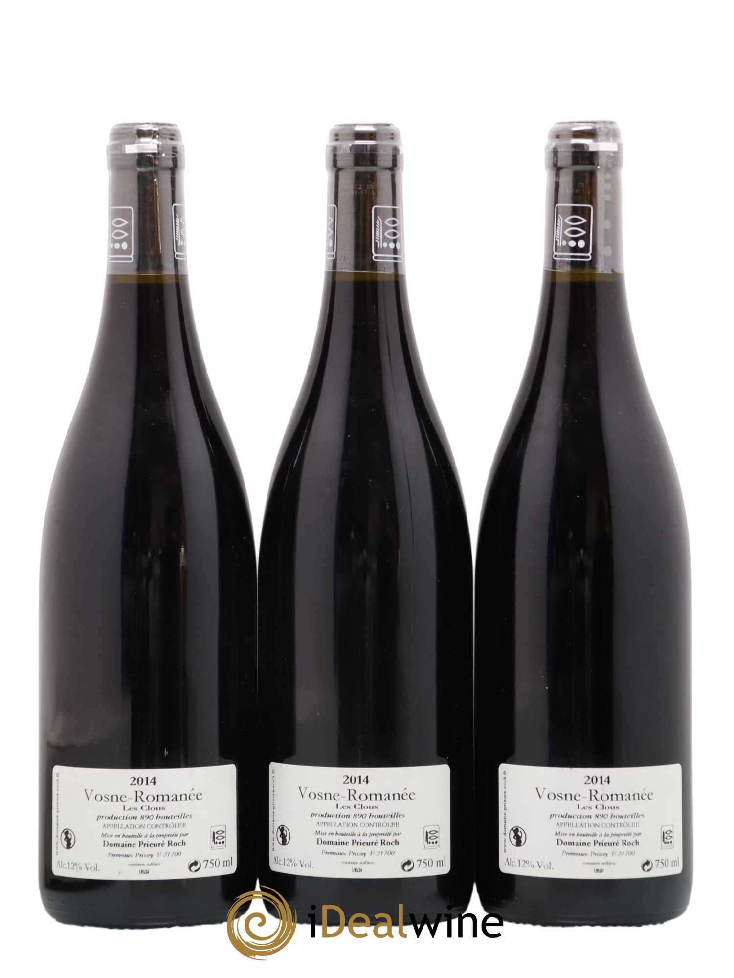 Vosne-Romanée Les Clous Prieuré Roch 2014 - Posten von 3 Flaschen - 1