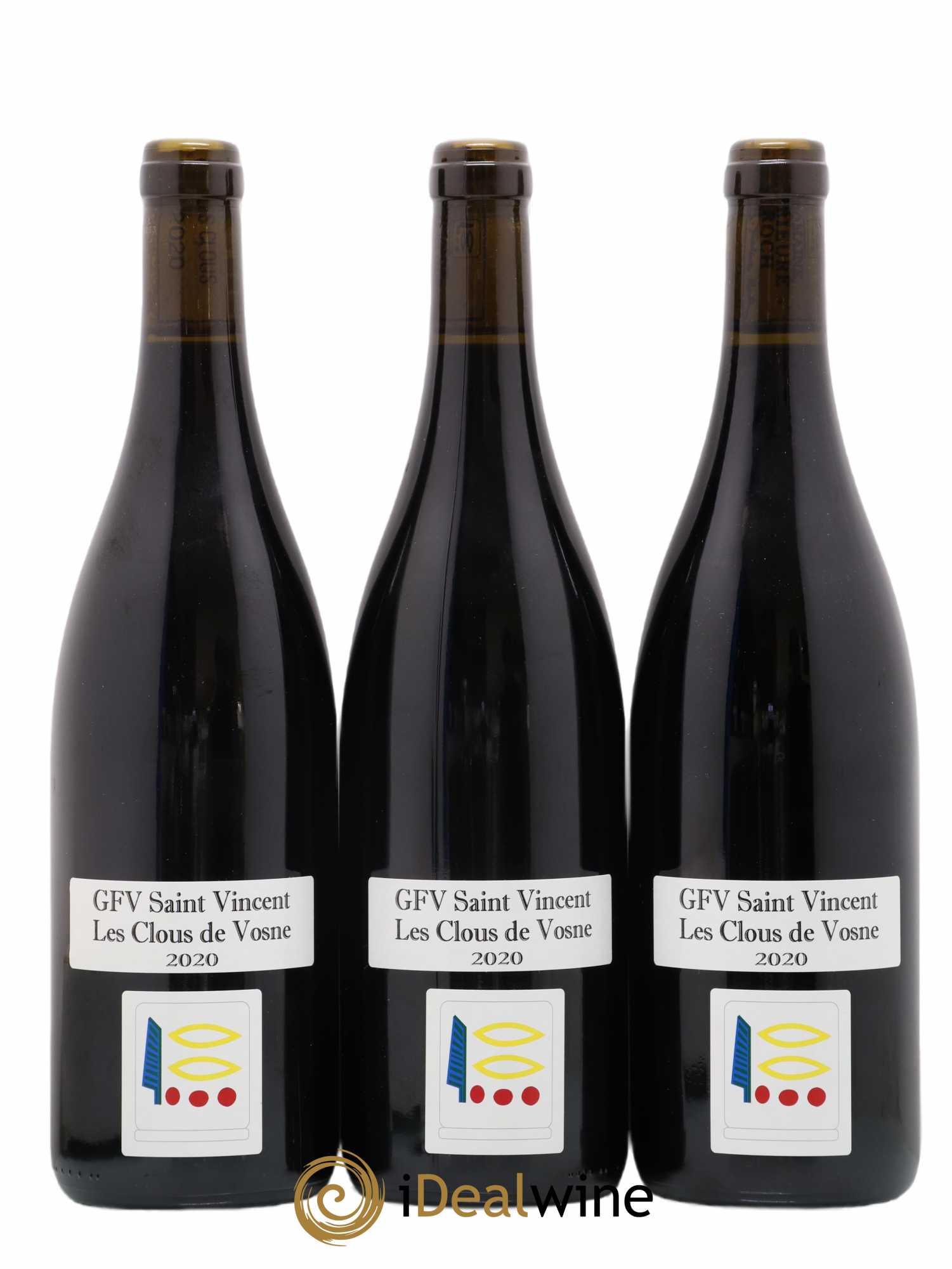 Vosne-Romanée Les Clous Prieuré Roch 2020 - Lot de 3 bouteilles - 0