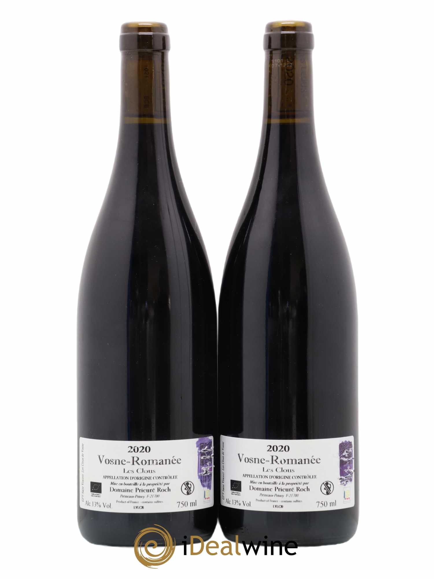 Vosne-Romanée Les Clous Prieuré Roch 2020 - Lot de 2 bouteilles - 1
