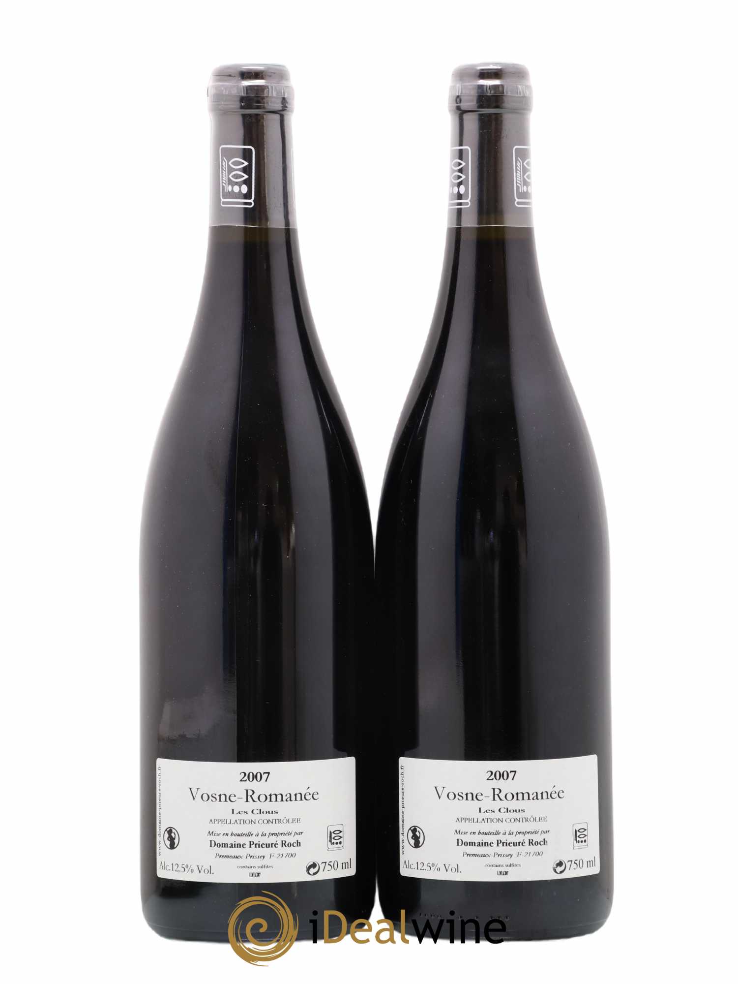 Vosne-Romanée Les Clous Prieuré Roch 2007 - Posten von 2 Flaschen - 1