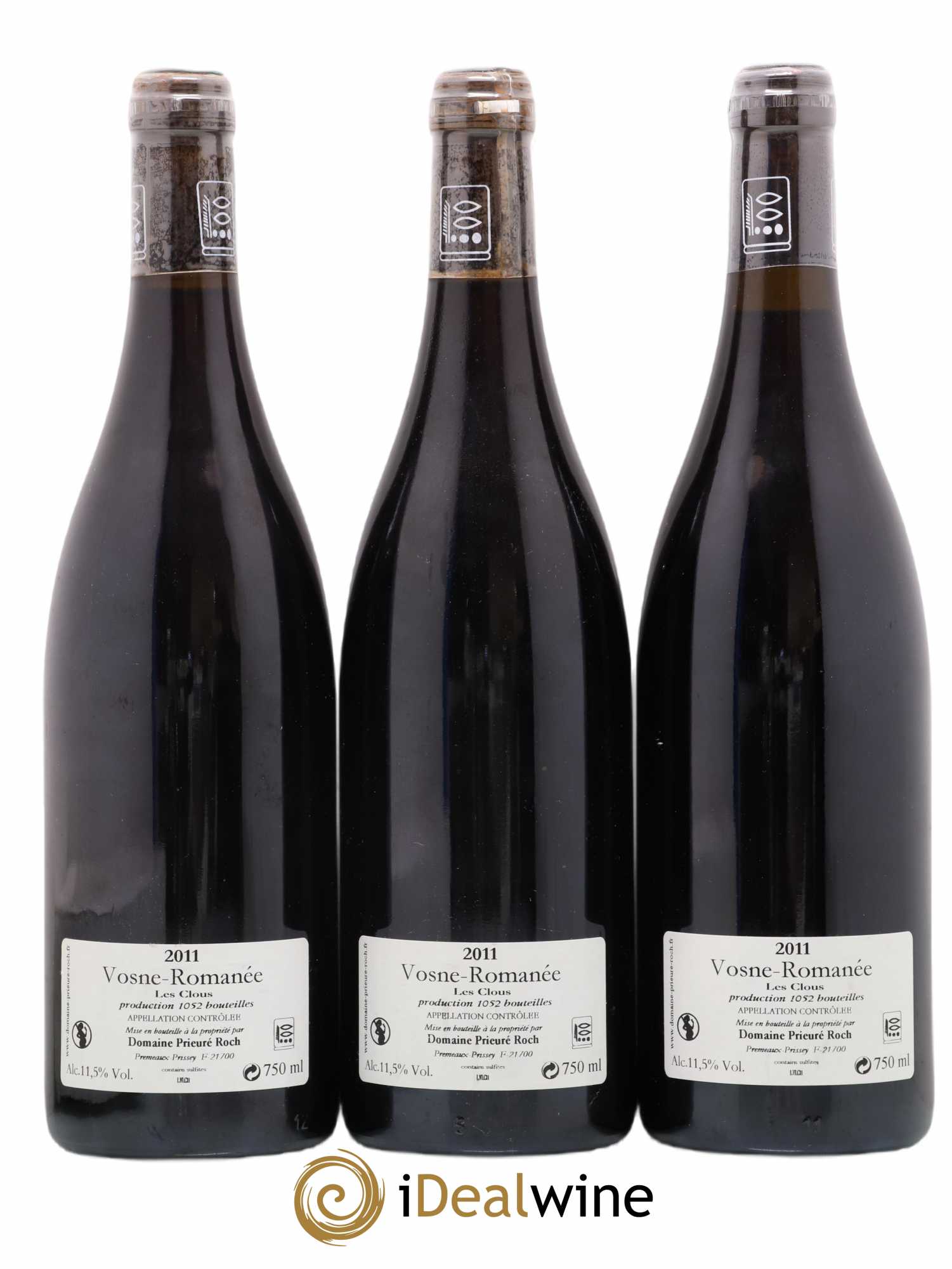 Vosne-Romanée Les Clous Prieuré Roch 2011 - Posten von 3 Flaschen - 1