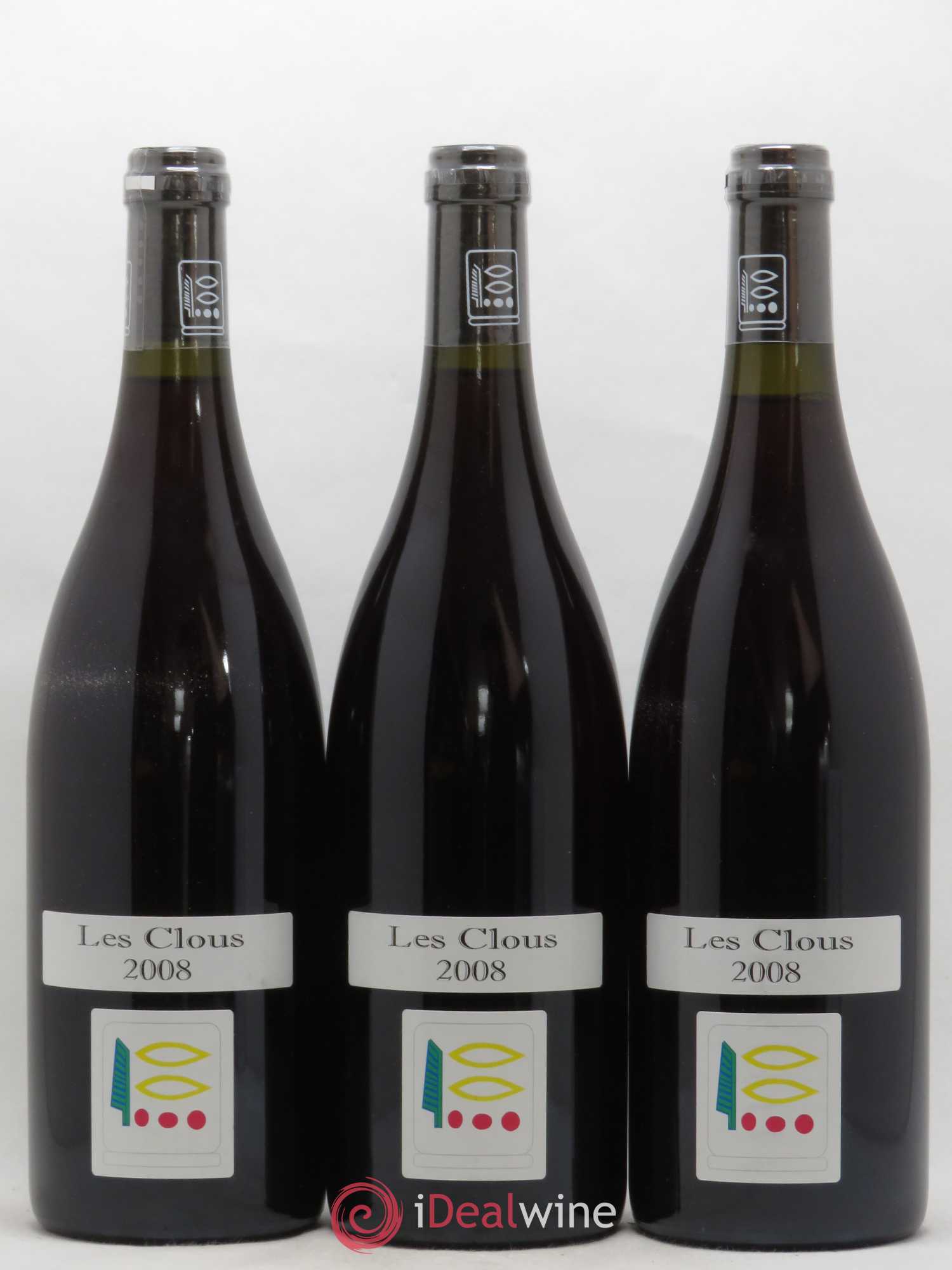 Vosne-Romanée Les Clous Prieuré Roch 2008 - Lot de 3 bouteilles - 0