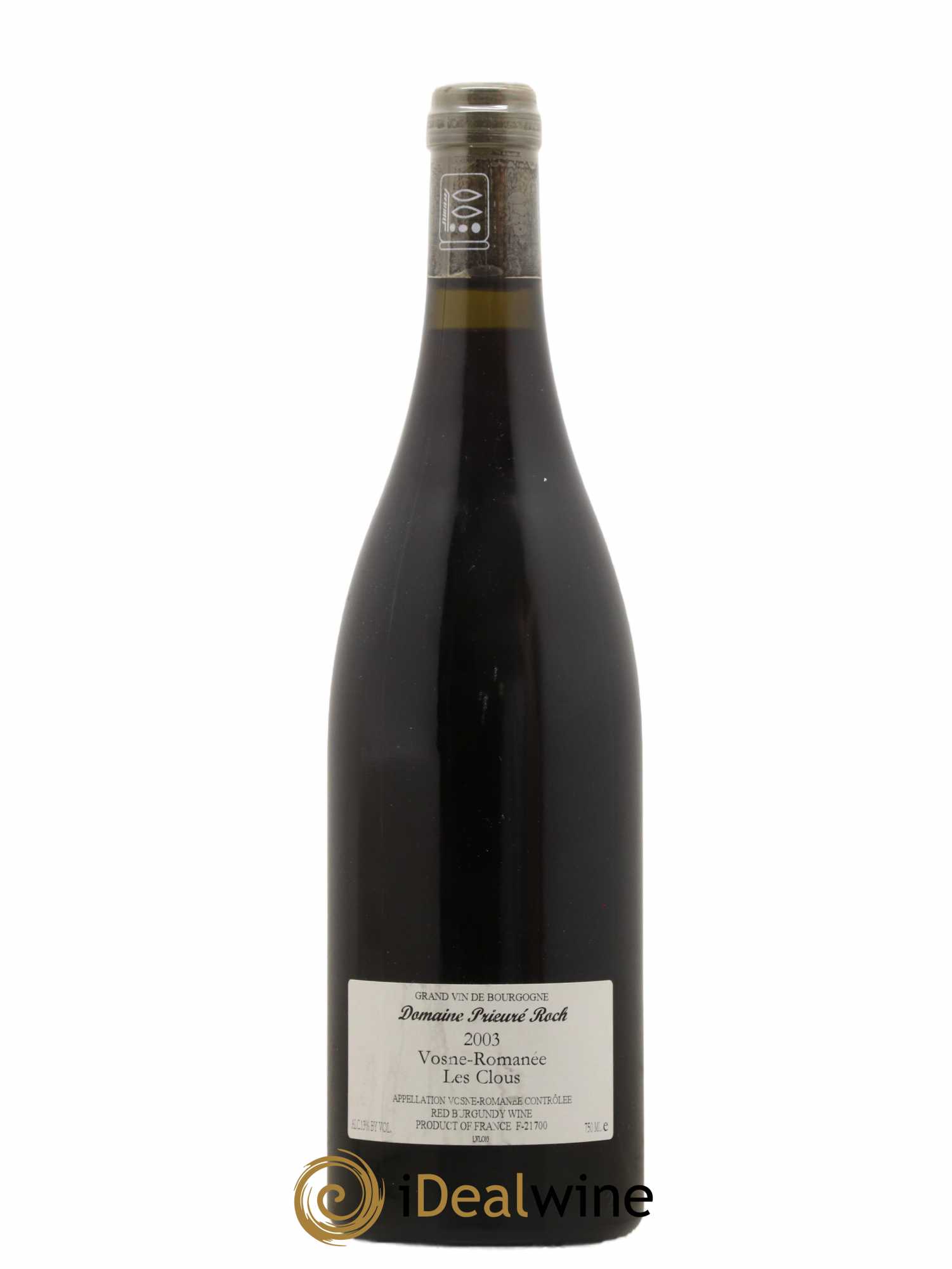 Vosne-Romanée Les Clous Prieuré Roch 2003 - Posten von 1 Flasche - 1