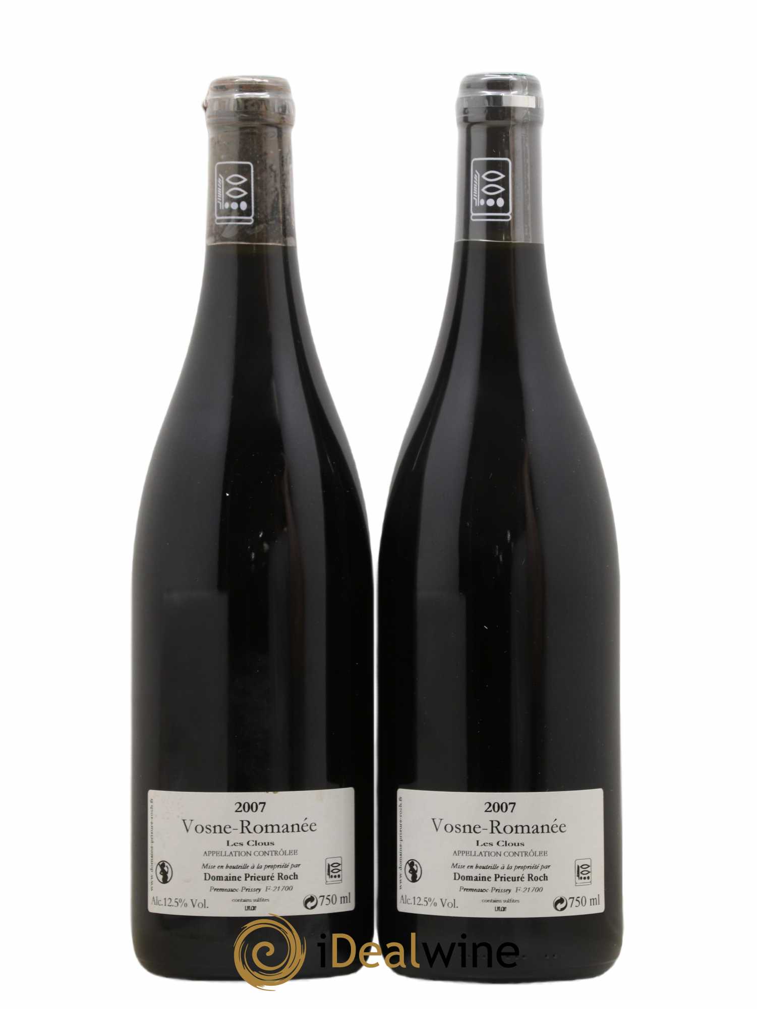 Vosne-Romanée Les Clous Prieuré Roch 2007 - Lot de 2 bouteilles - 1