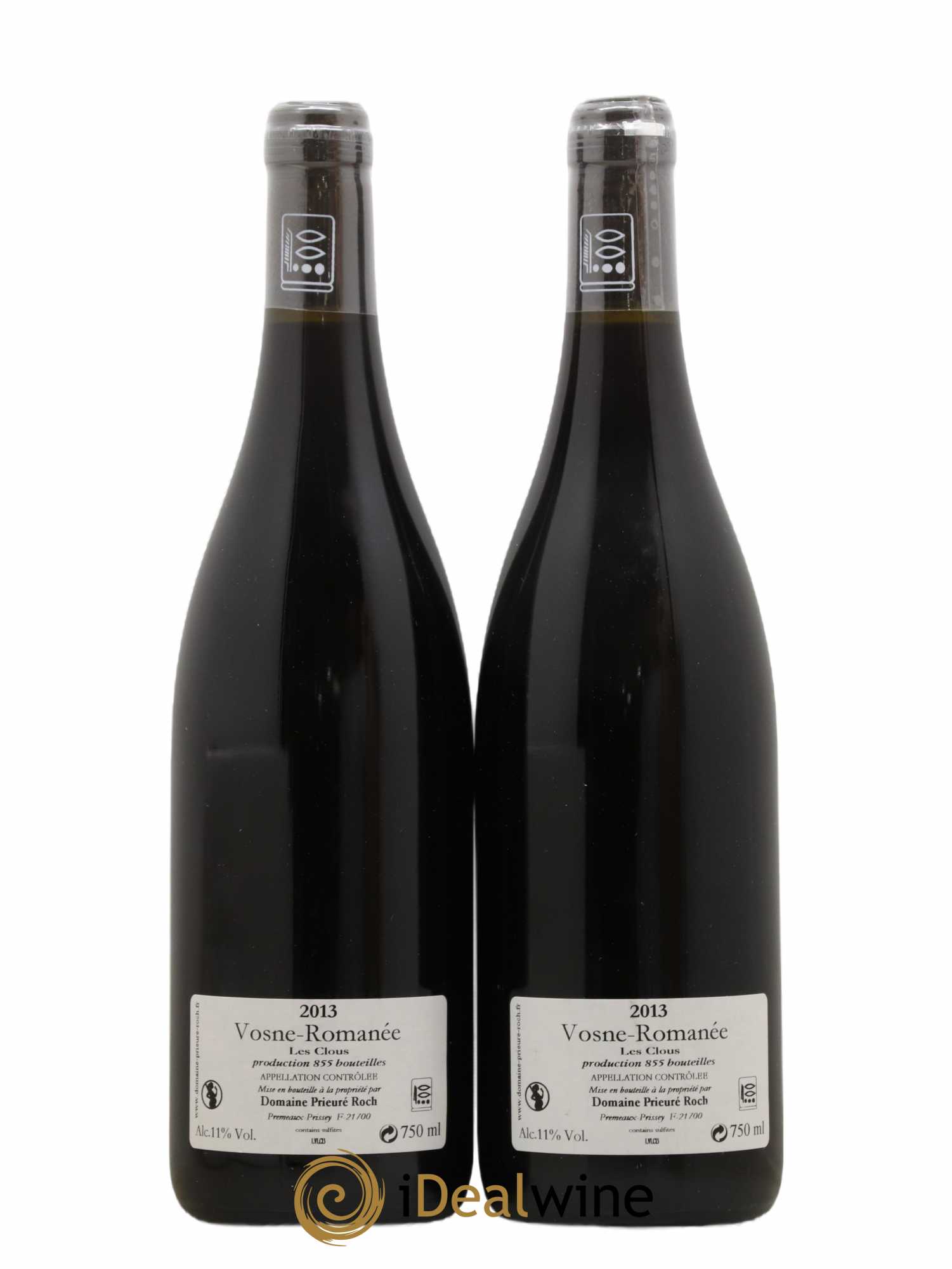 Vosne-Romanée Les Clous Prieuré Roch 2013 - Lot de 2 bouteilles - 1