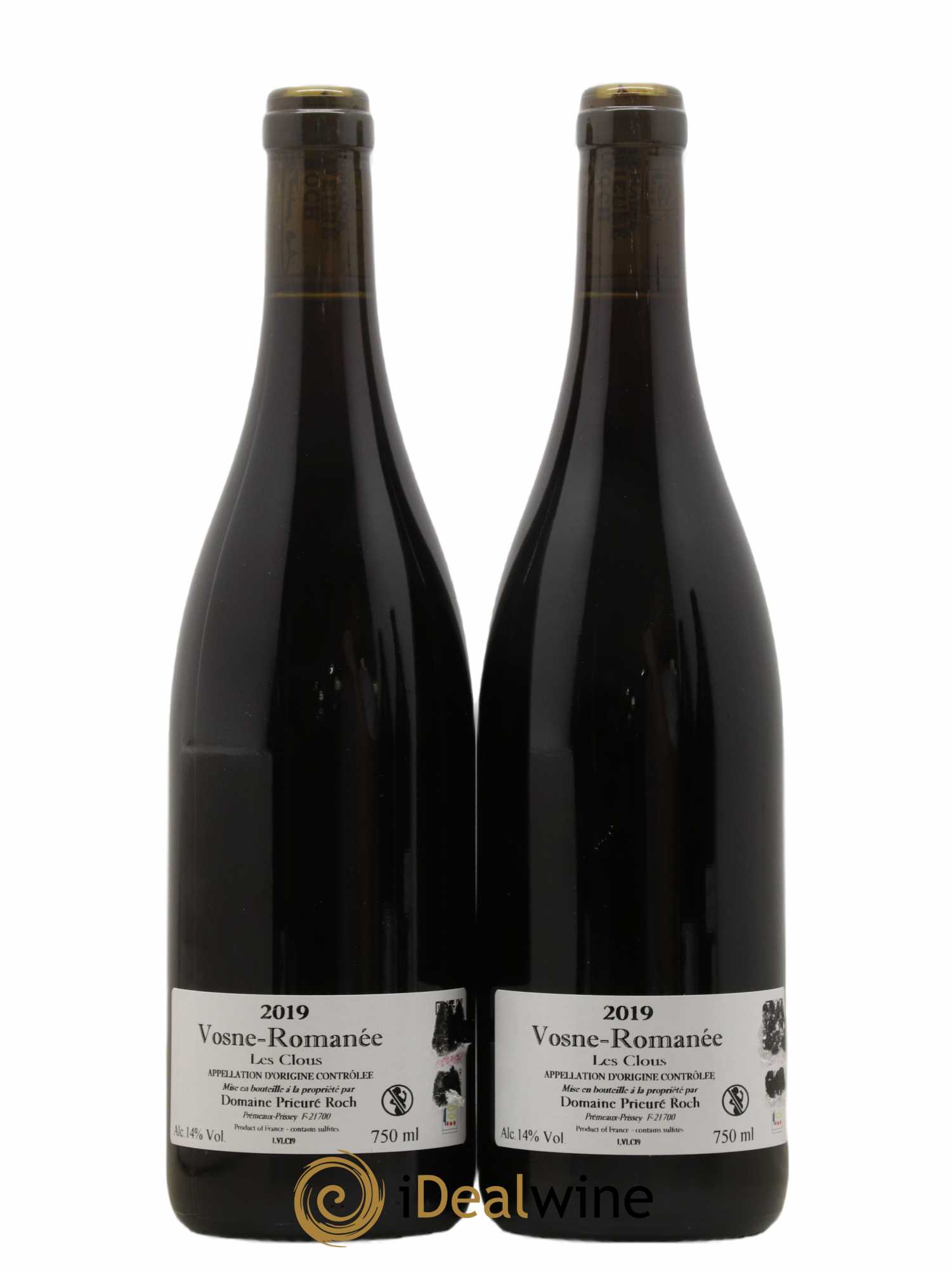 Vosne-Romanée Les Clous Prieuré Roch 2019 - Lot de 2 bouteilles - 1