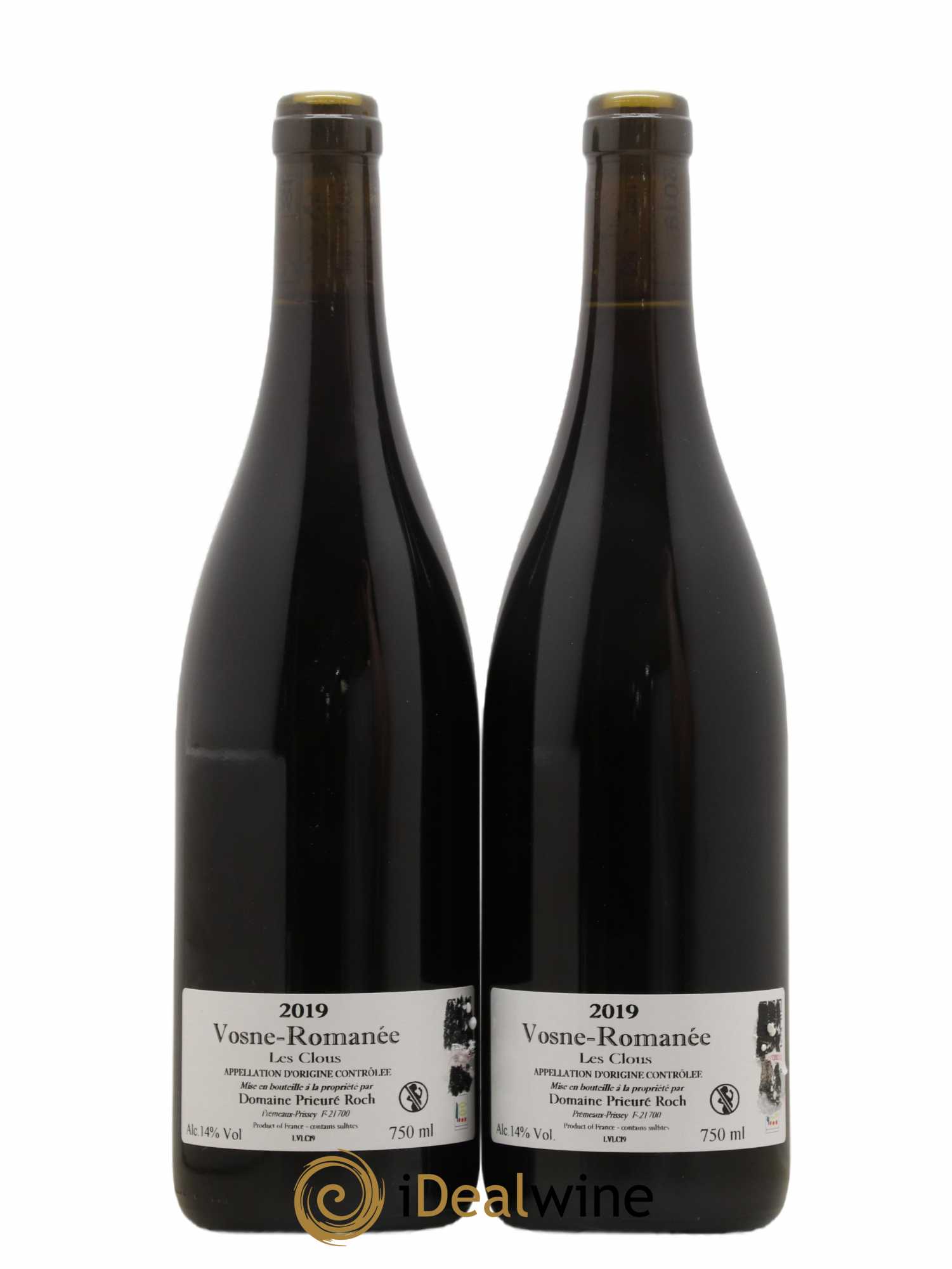 Vosne-Romanée Les Clous Prieuré Roch 2019 - Lot de 2 bouteilles - 1