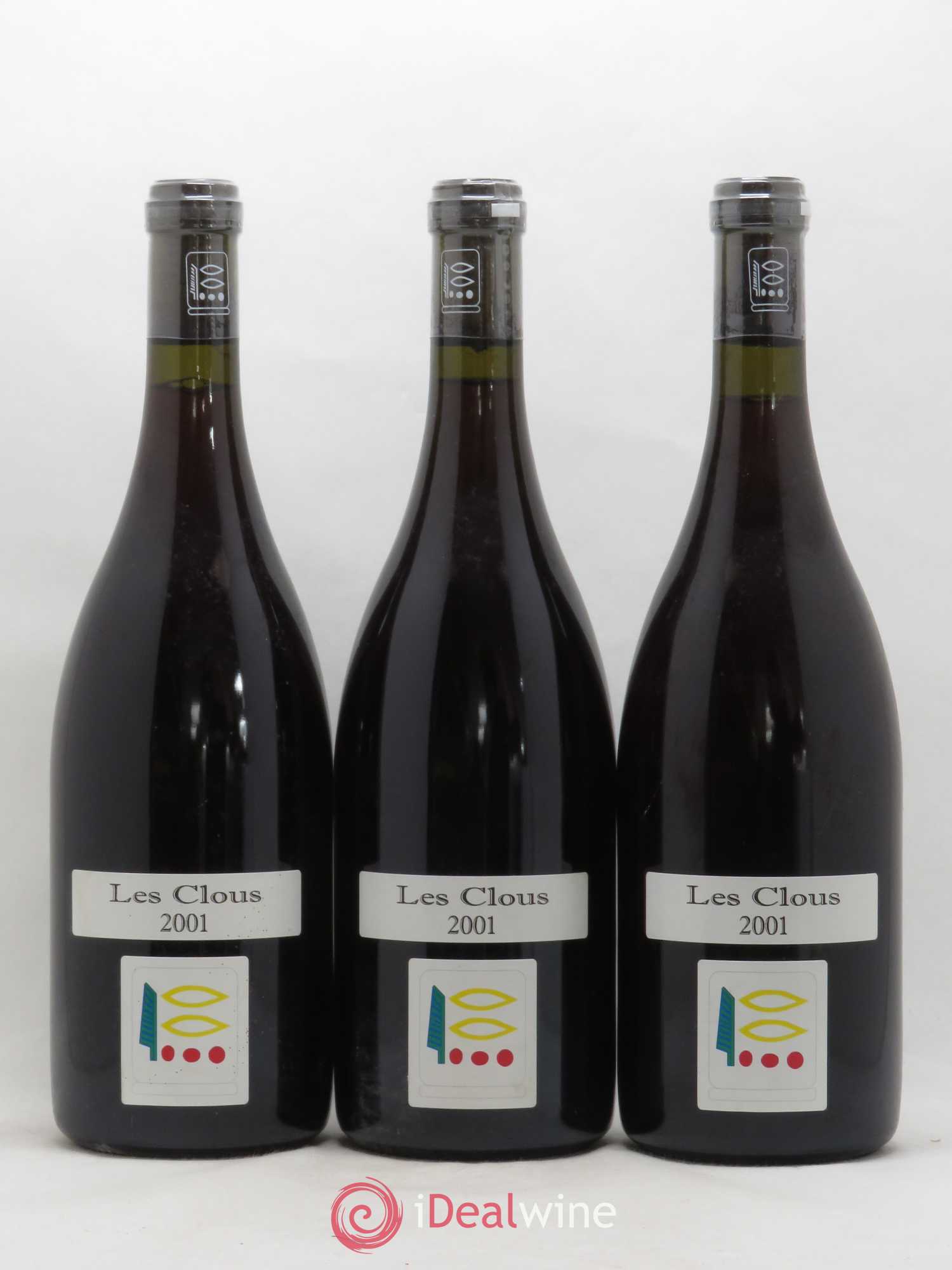 Vosne-Romanée Les Clous Prieuré Roch 2001 - Lot de 3 bouteilles - 0