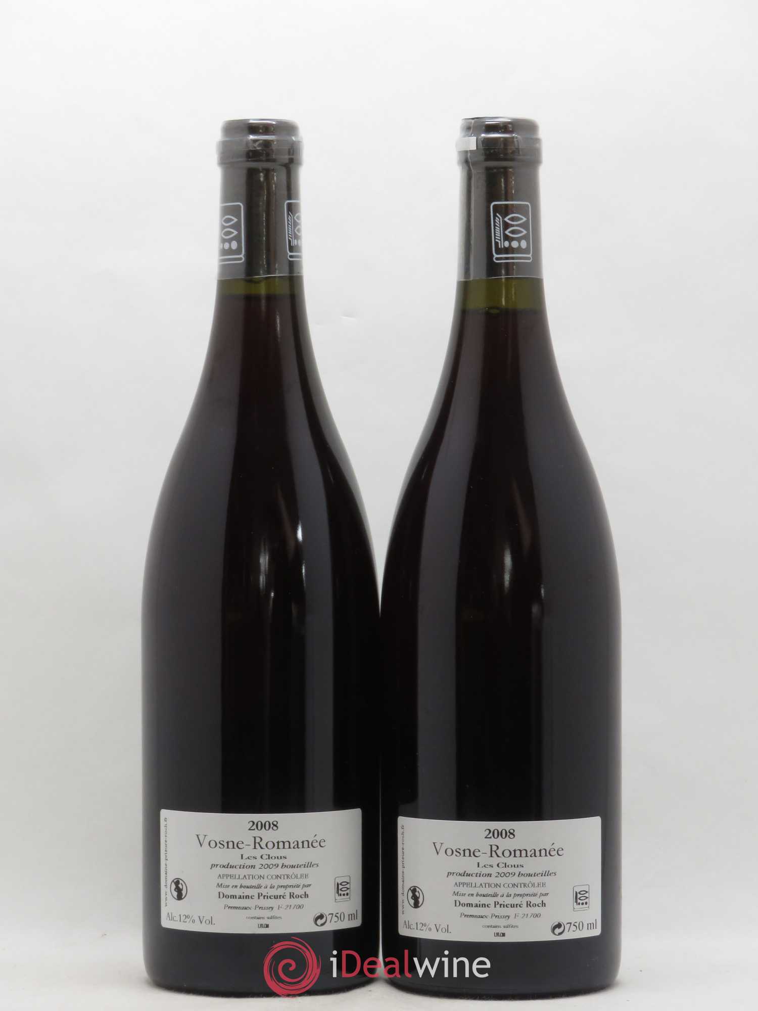 Vosne-Romanée Les Clous Prieuré Roch 2008 - Posten von 2 Flaschen - 1