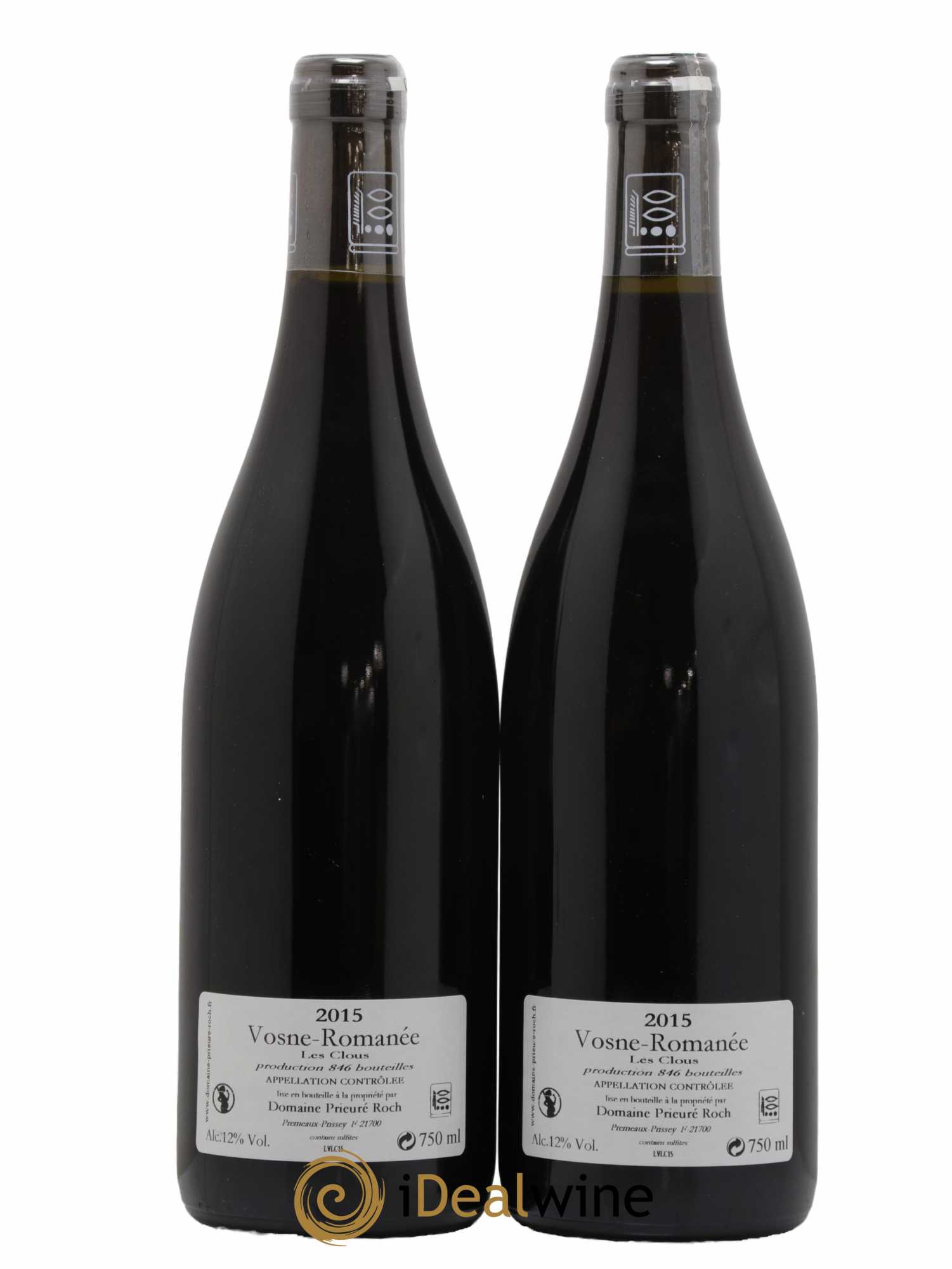 Vosne-Romanée Les Clous Prieuré Roch 2015 - Lot de 2 bouteilles - 1