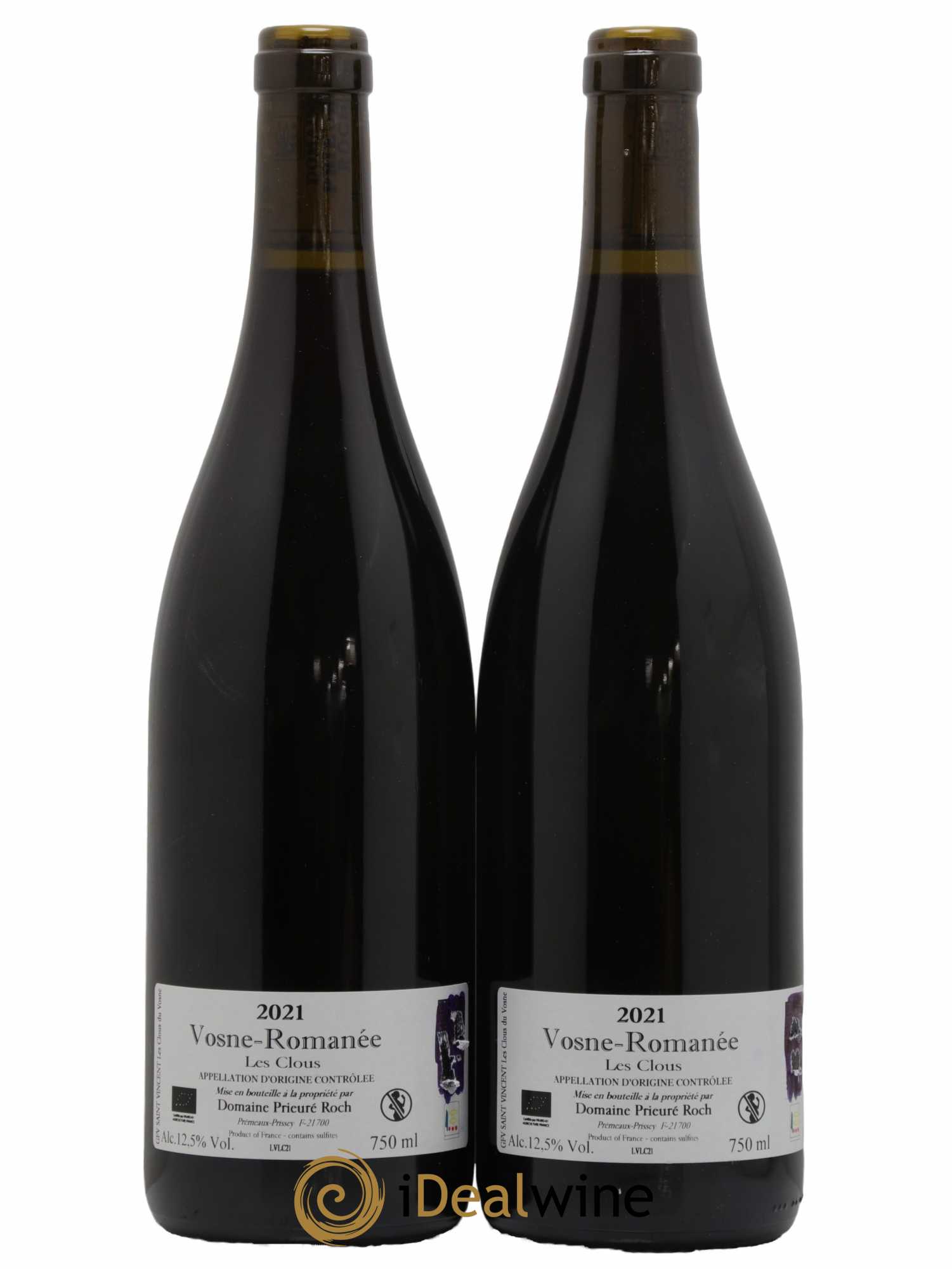 Vosne-Romanée Les Clous Prieuré Roch 2021 - Lot de 2 bouteilles - 1