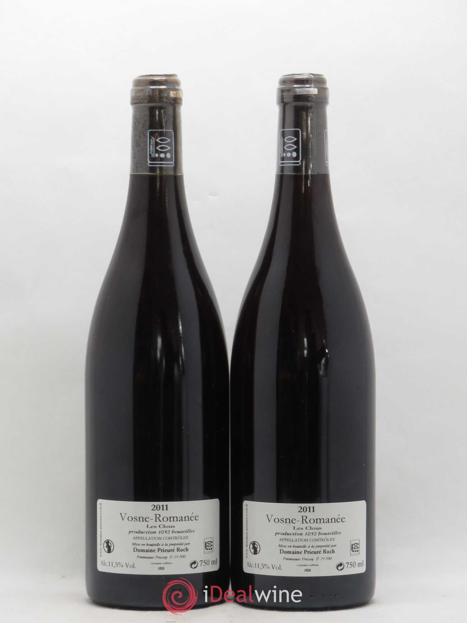 Vosne-Romanée Les Clous Prieuré Roch 2011 - Posten von 2 Flaschen - 1