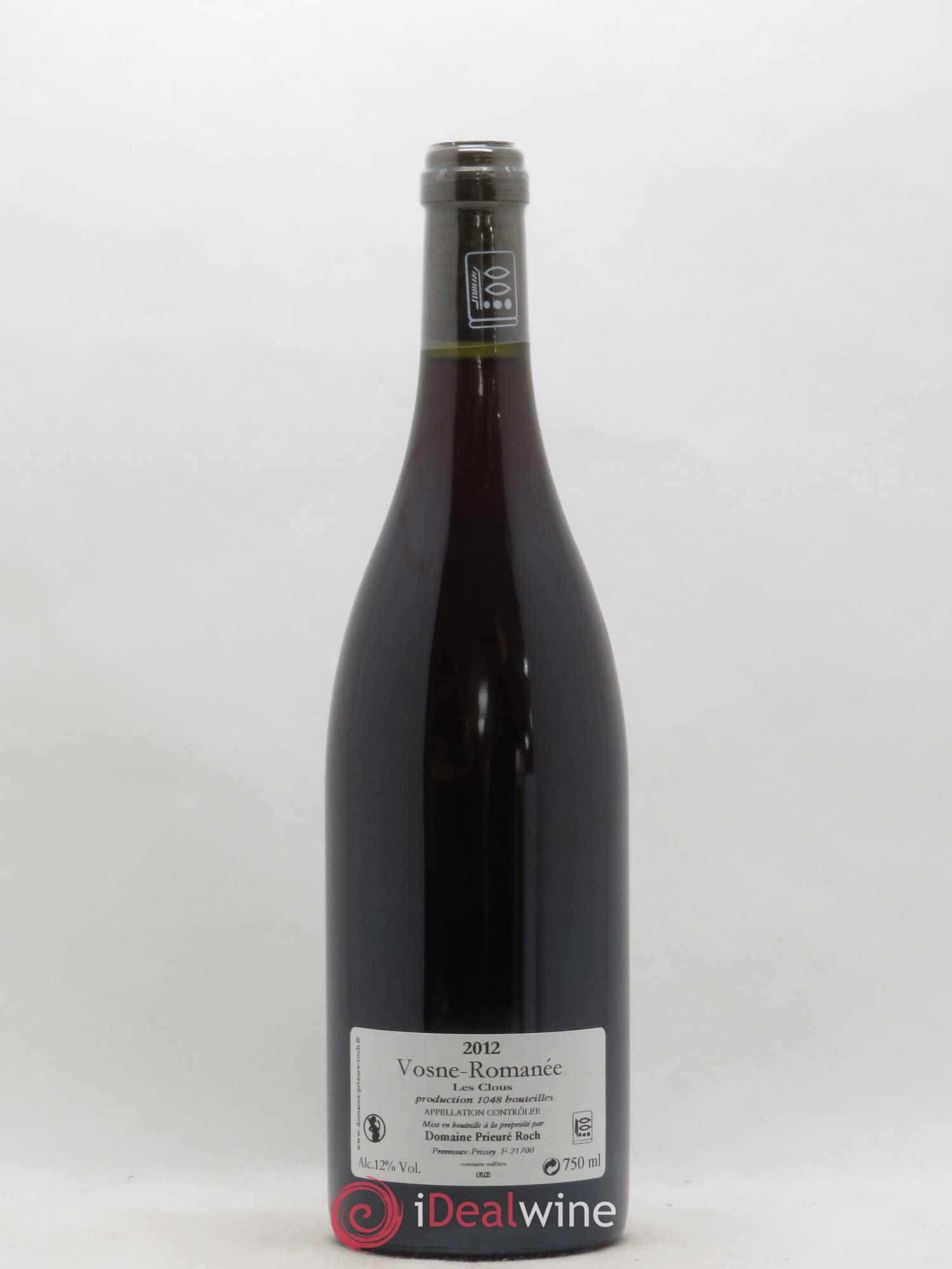 Vosne-Romanée Les Clous Prieuré Roch 2012 - Posten von 1 Flasche - 1