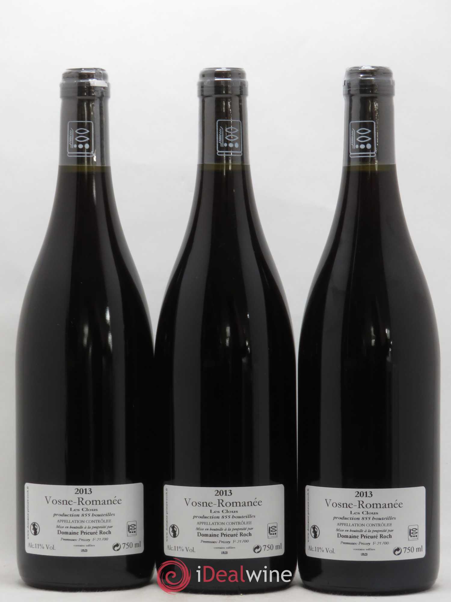 Vosne-Romanée Les Clous Prieuré Roch 2013 - Lot de 3 bouteilles - 1