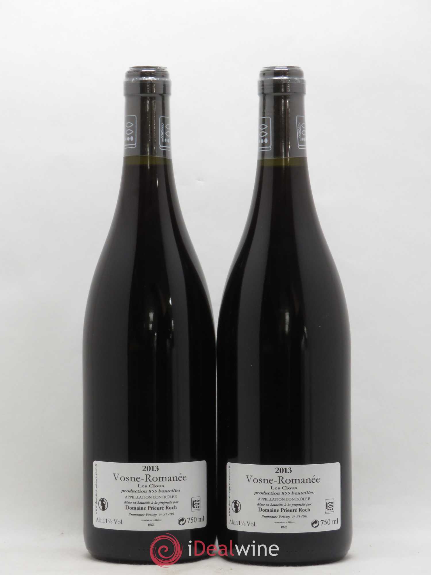 Vosne-Romanée Les Clous Prieuré Roch 2013 - Lot de 2 bouteilles - 1