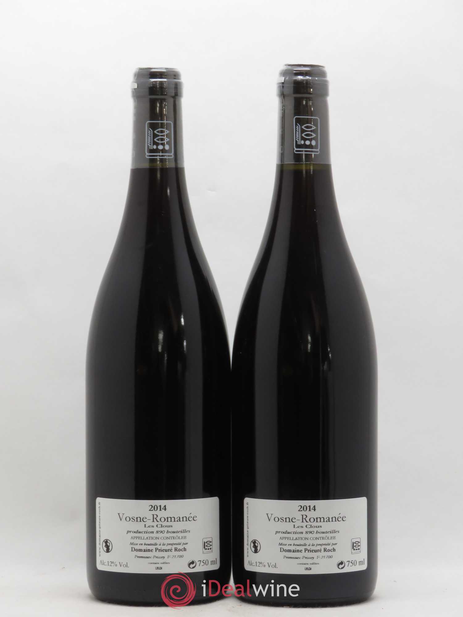 Vosne-Romanée Les Clous Prieuré Roch 2014 - Lot de 2 bouteilles - 1