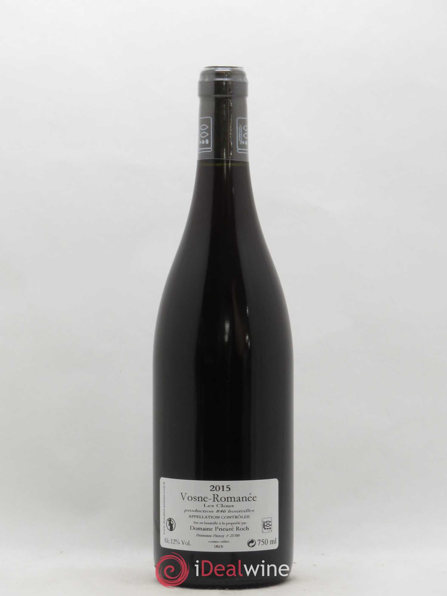 Vosne-Romanée Les Clous Prieuré Roch 2015 - Lot de 1 bouteille - 1