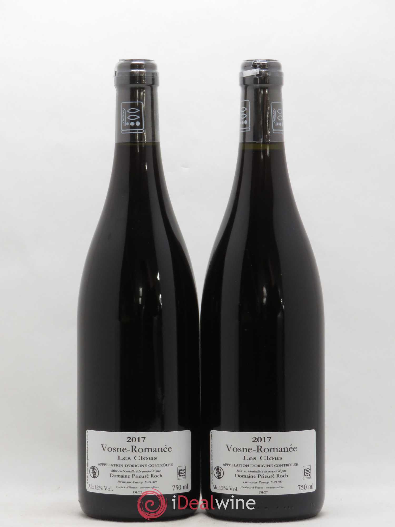 Vosne-Romanée Les Clous Prieuré Roch 2017 - Lot de 2 bouteilles - 1